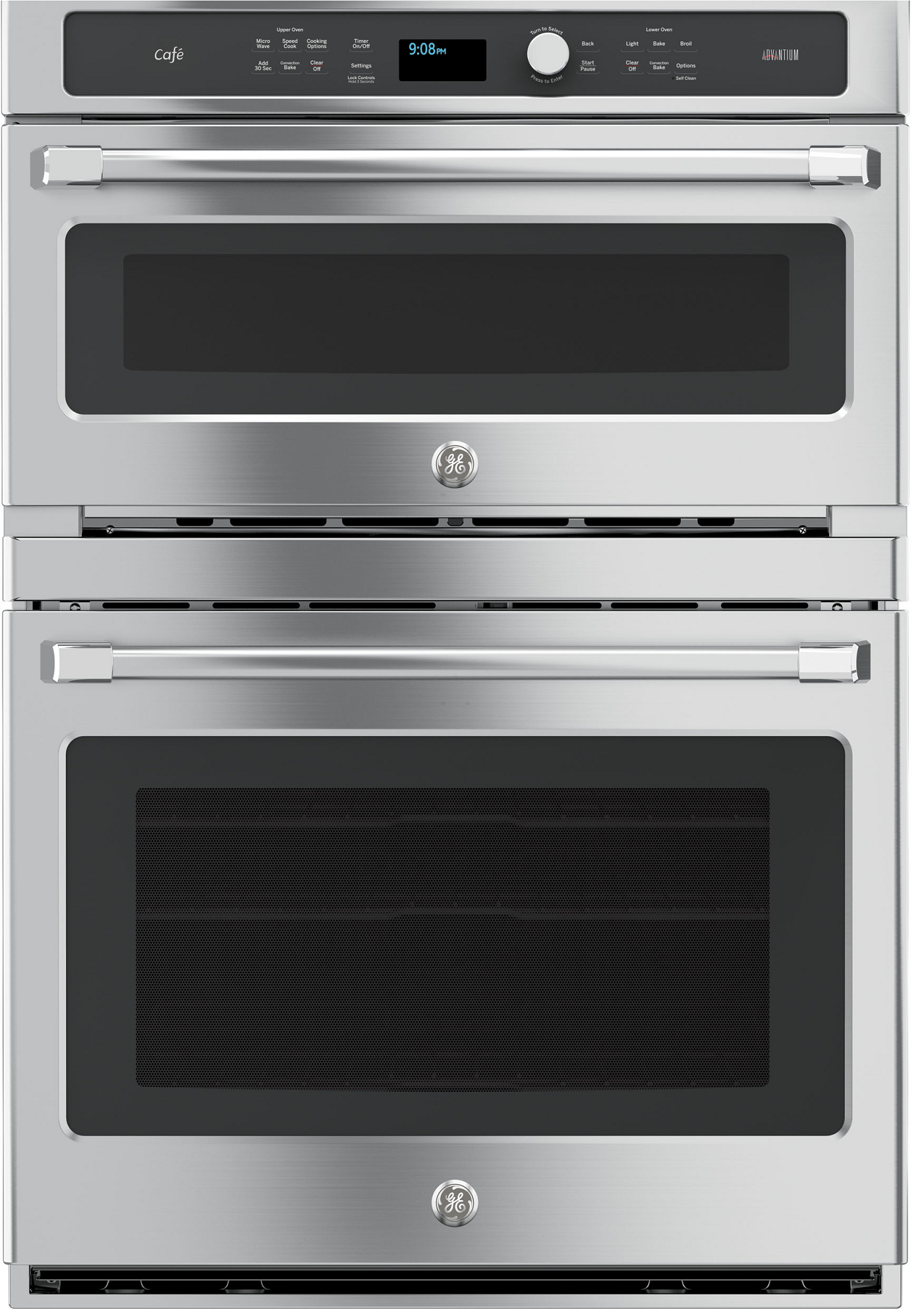 Cafe Advantium 30" Stainless Steel Electric Combination Wall Oven - Convection - Speed Oven