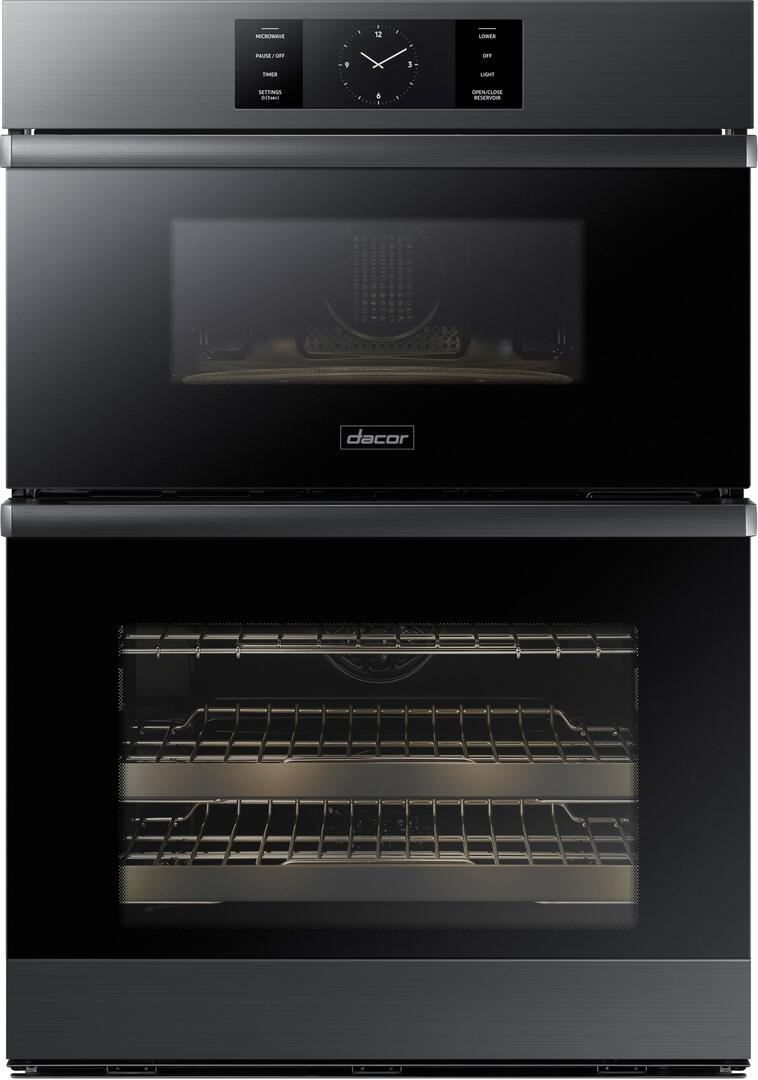 Dacor Modernist 30" Graphite Stainless Steel Electric Combination Speed/Steam Wall Oven - Convection