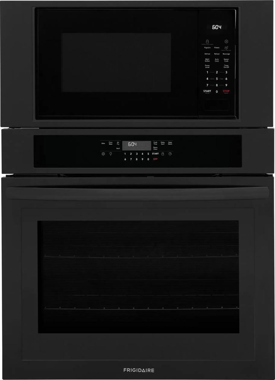 Frigidaire 30 Inch Built-In Electric Combination Oven: Black