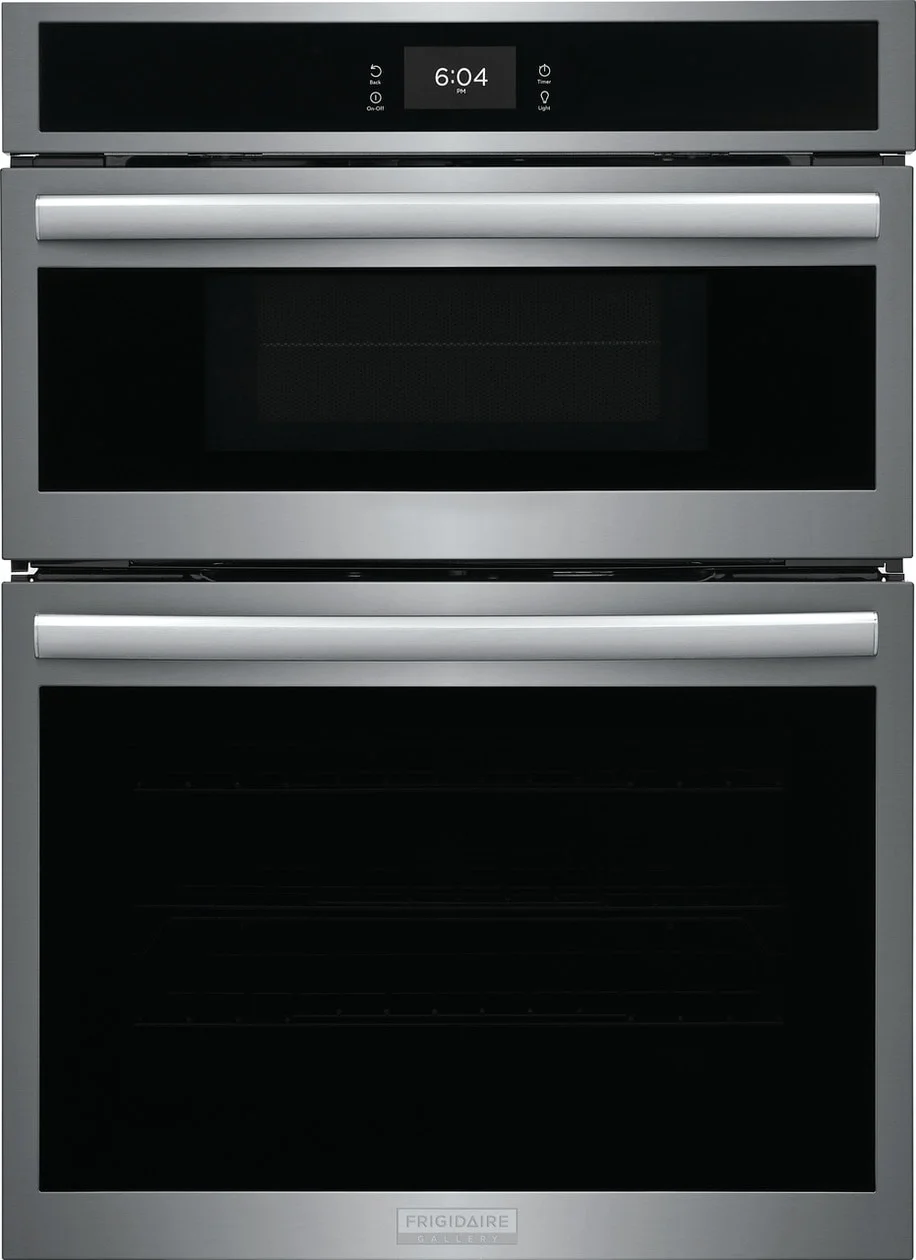 Frigidaire GCWM3067AF Gallery Series 30 Inch Stainless Steel Electric Double Wall Oven/Microwave Combo Oven