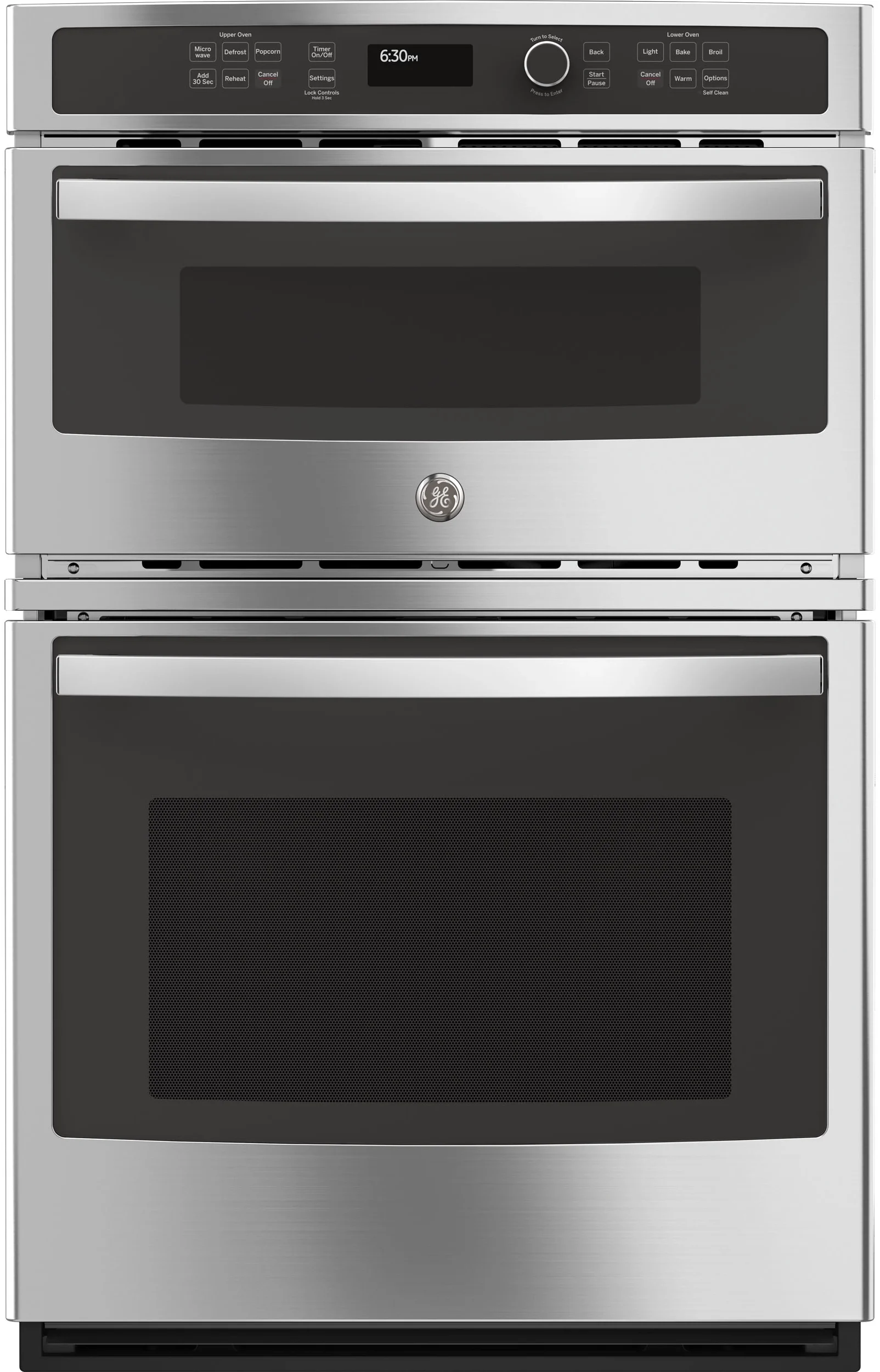 GE 27 Inch Electric Double Wall Oven/Microwave Combo
