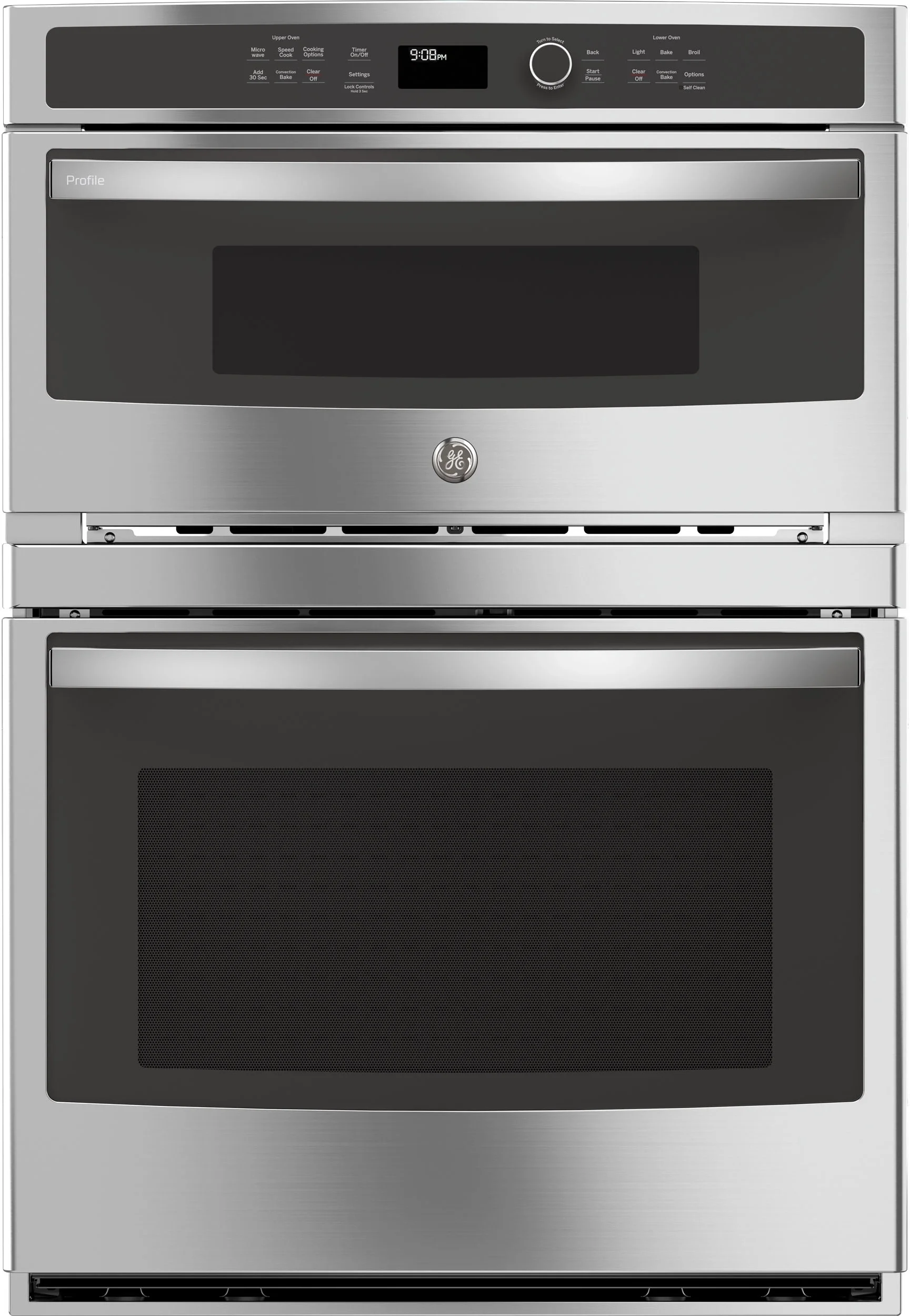 GE Profile Advantium 30" Stainless Steel Electric Combination Wall Oven - Convection - Speed Oven