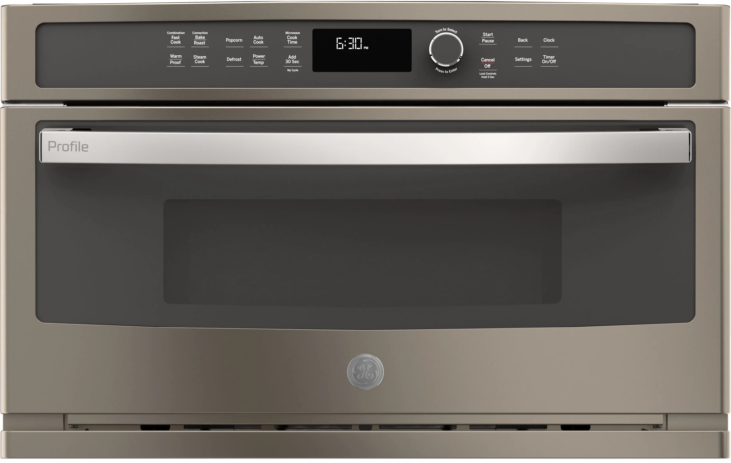 GE Profile 30" Slate Electric Combination Wall Oven - Convection