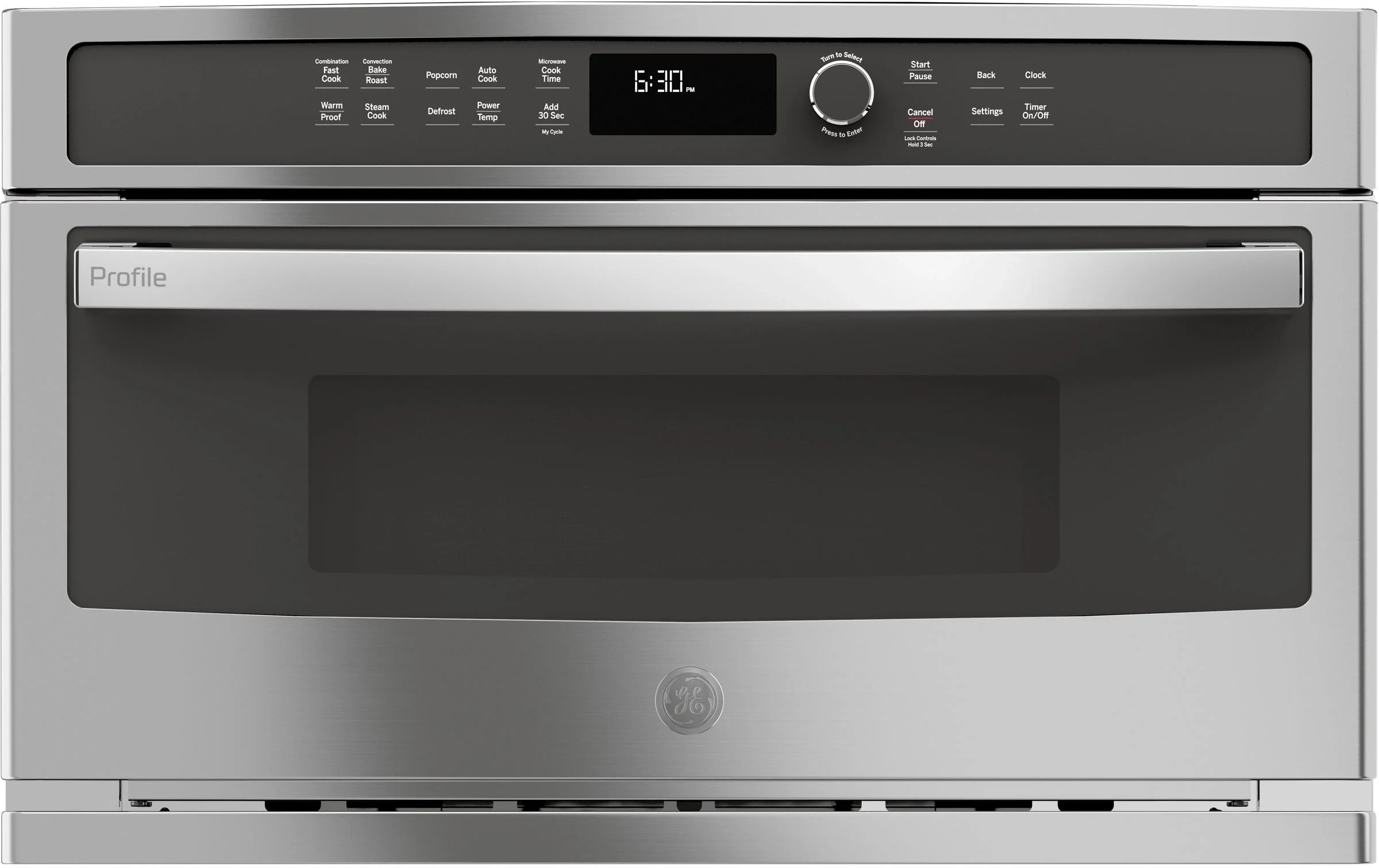 GE Profile 30" Stainless Steel Electric Combination Wall Oven - Convection