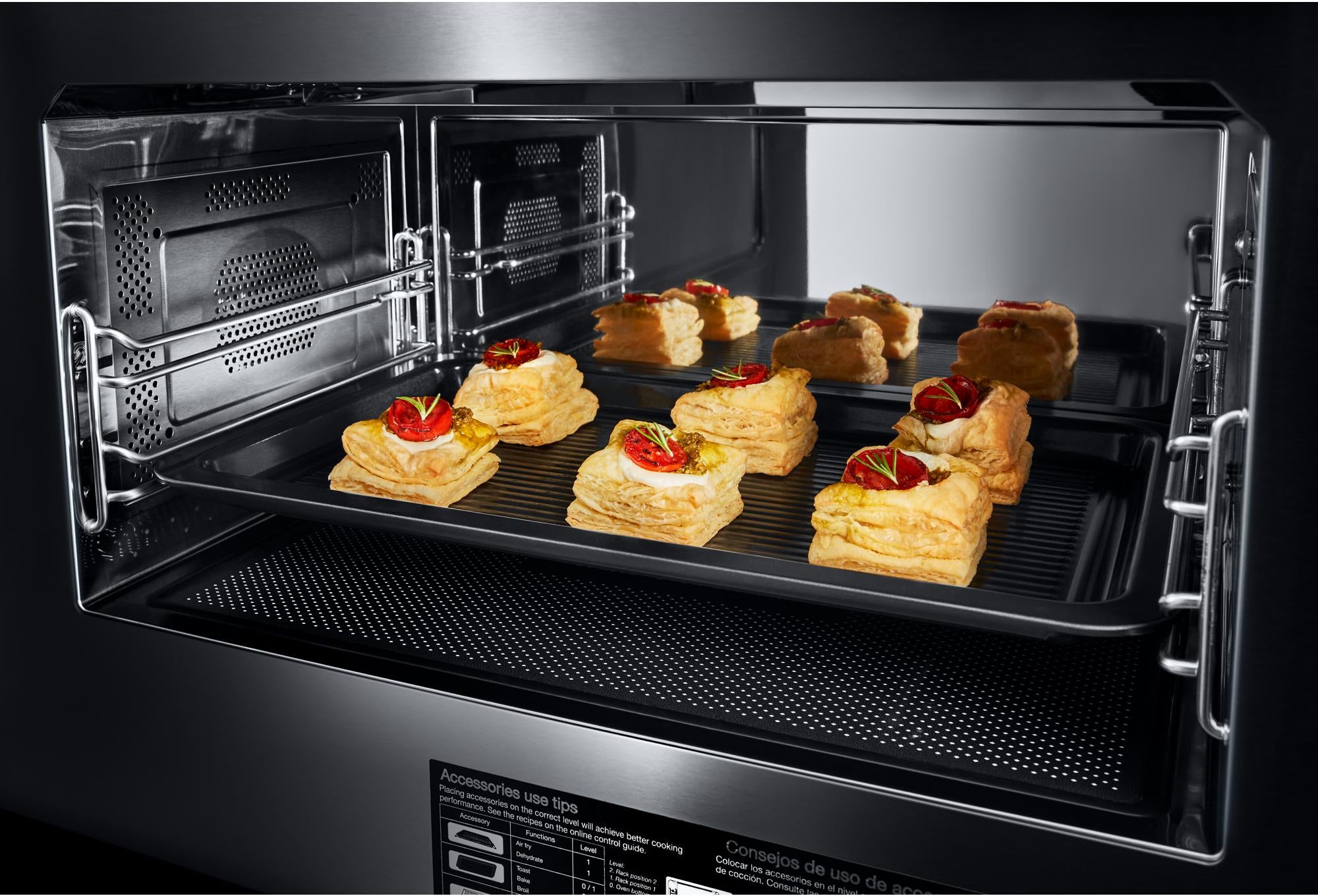 Jenn Air 7-in-1 Flush, Built-in Microwave Oven: Rise