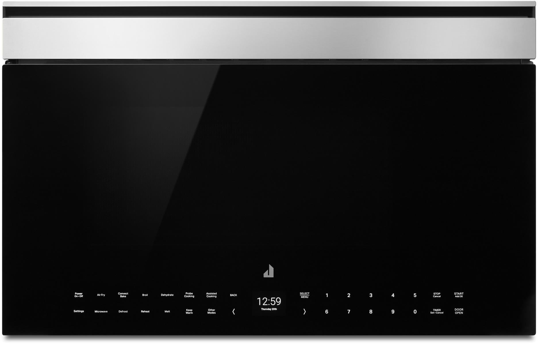 Jenn Air 7-in-1 Flush, Built-in Microwave Oven: Noir