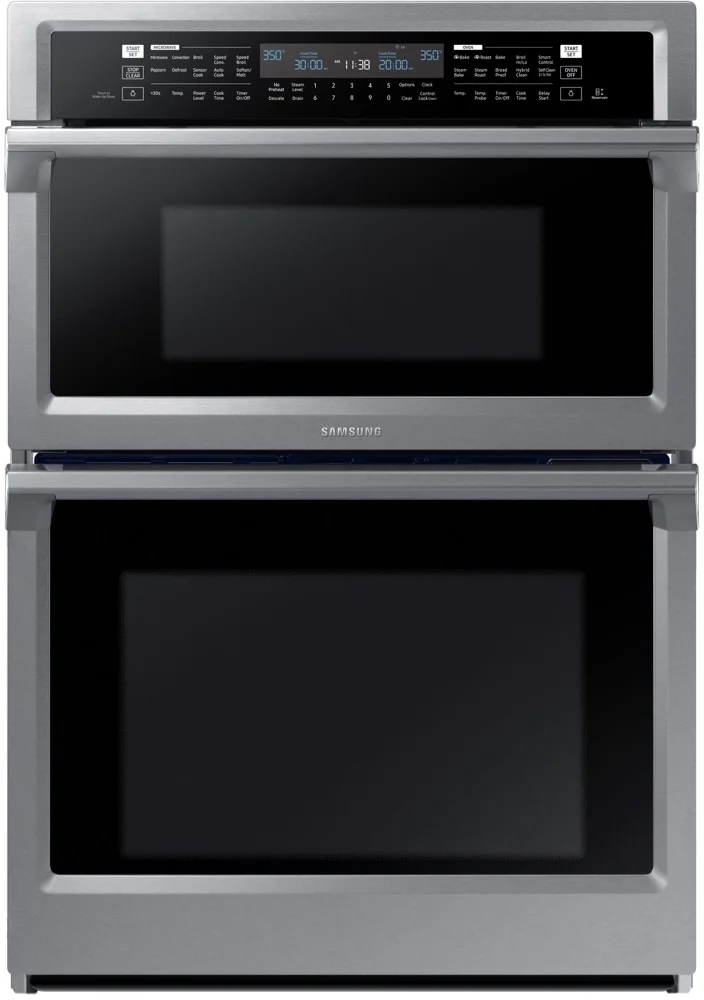 Samsung 30" Stainless Steel Electric Combination Wall Oven - Convection