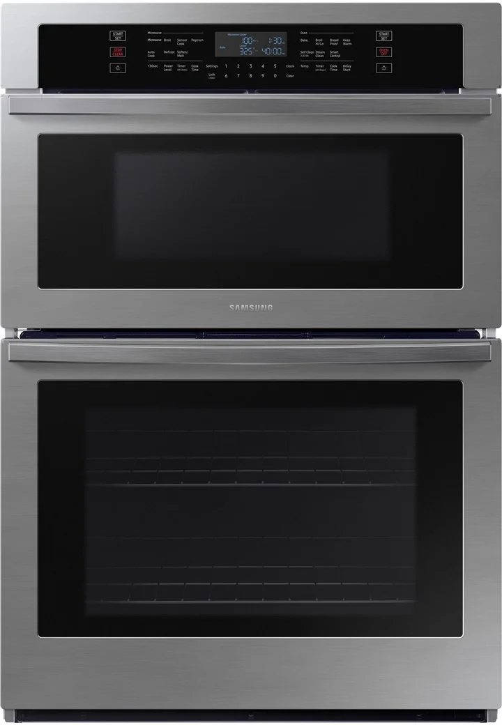 Samsung 30" Fingerprint Resistant Stainless Steel Electric Combination Wall Oven