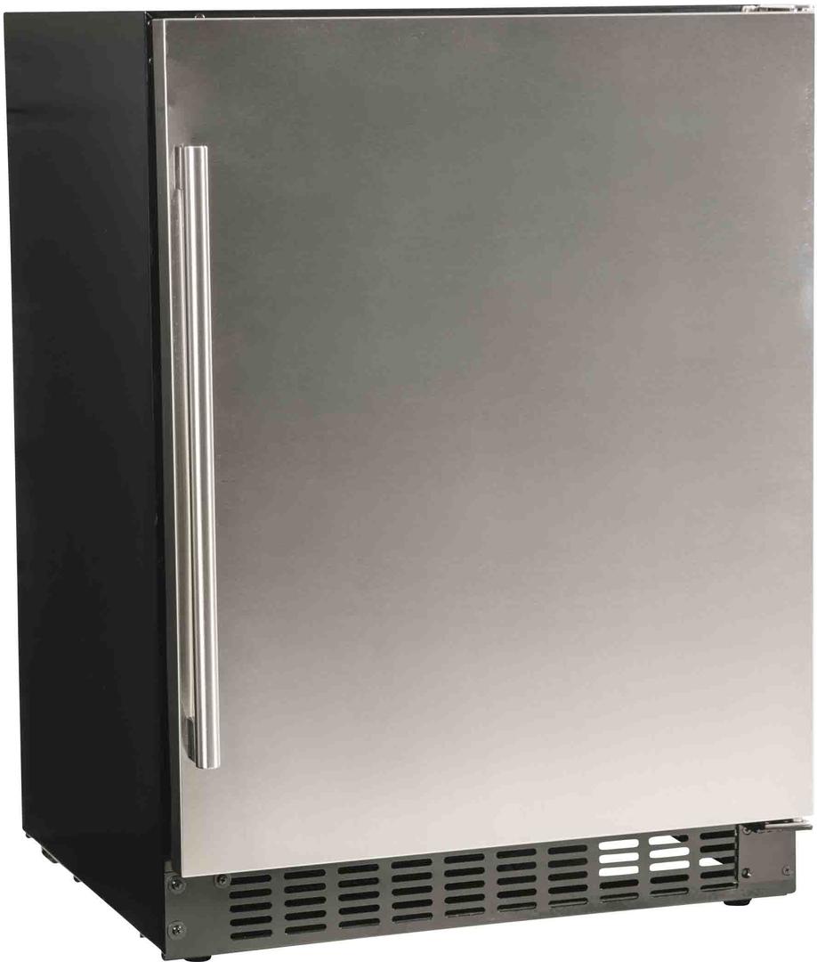 Azure A124RS 24 Inch Stainless Steel Freestanding or Built In Counter Depth All Refrigerator