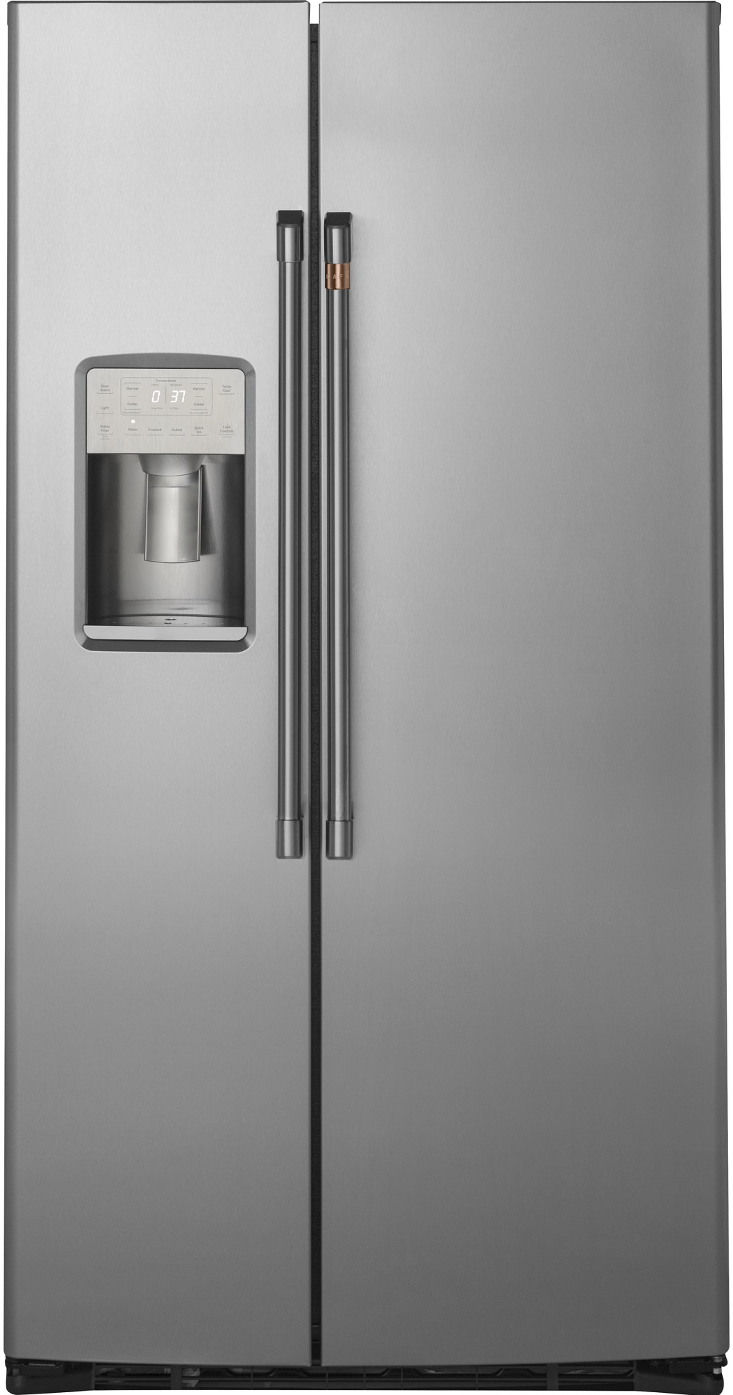 Cafe 36" 21.9 cu.ft. Stainless Steel Counter Depth Side-by-Side Refrigerator