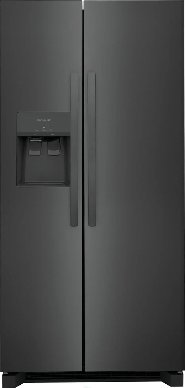 Frigidaire FRSS2323AD 33 Inch Side by Side Refrigerator, in Black Stainless Steel