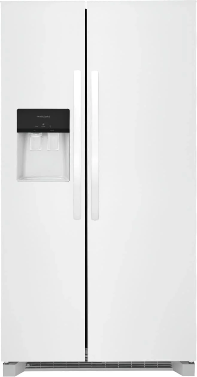 Frigidaire FRSS2623AW 36 Inch Side by Side Refrigerator, in White
