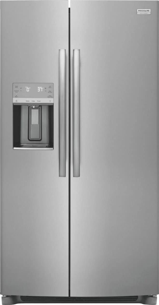 Frigidaire GRSC2352AF 36 Inch Counter Depth Side by Side Refrigerator, in Stainless Steel
