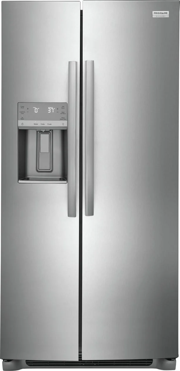 Frigidaire GRSS2352AF Gallery Series 33 Inch Side by Side Refrigerator, in Stainless Steel