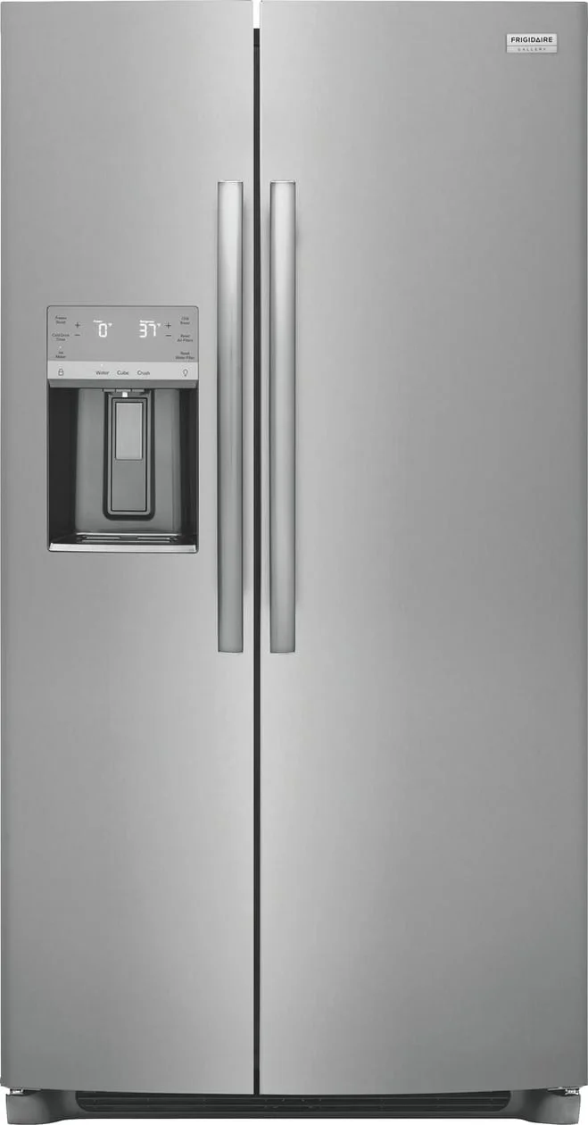 Frigidaire GRSS2652AF Gallery Series 36 Inch Side by Side Refrigerator, in Stainless Steel