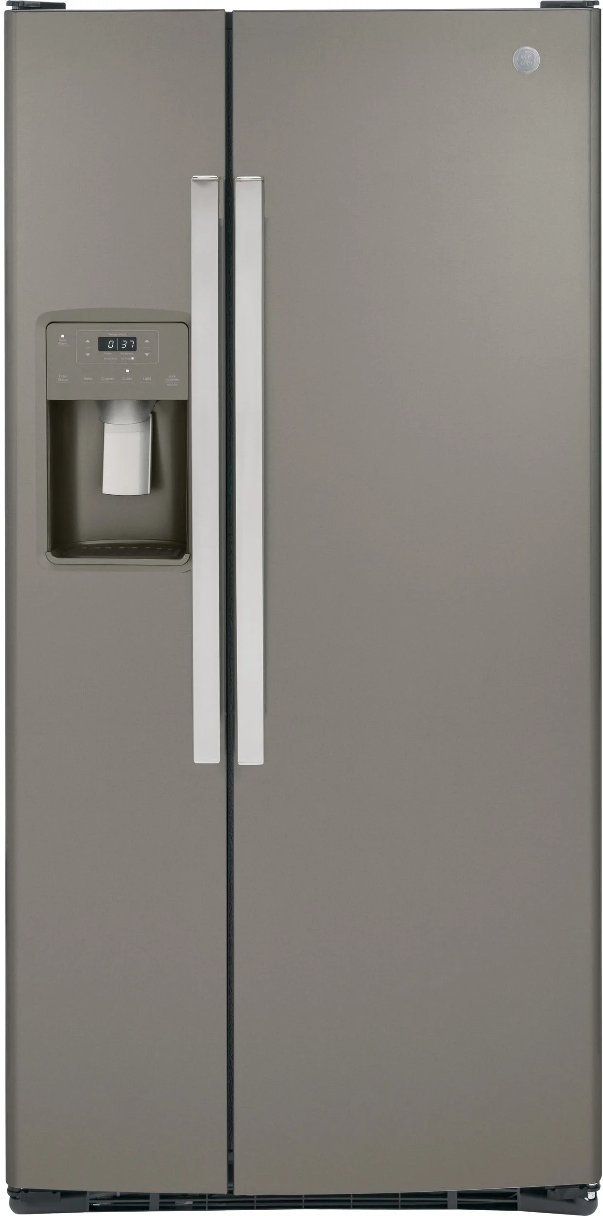 GE GSS23GMPES 33 Inch Slate Freestanding Side by Side Refrigerator
