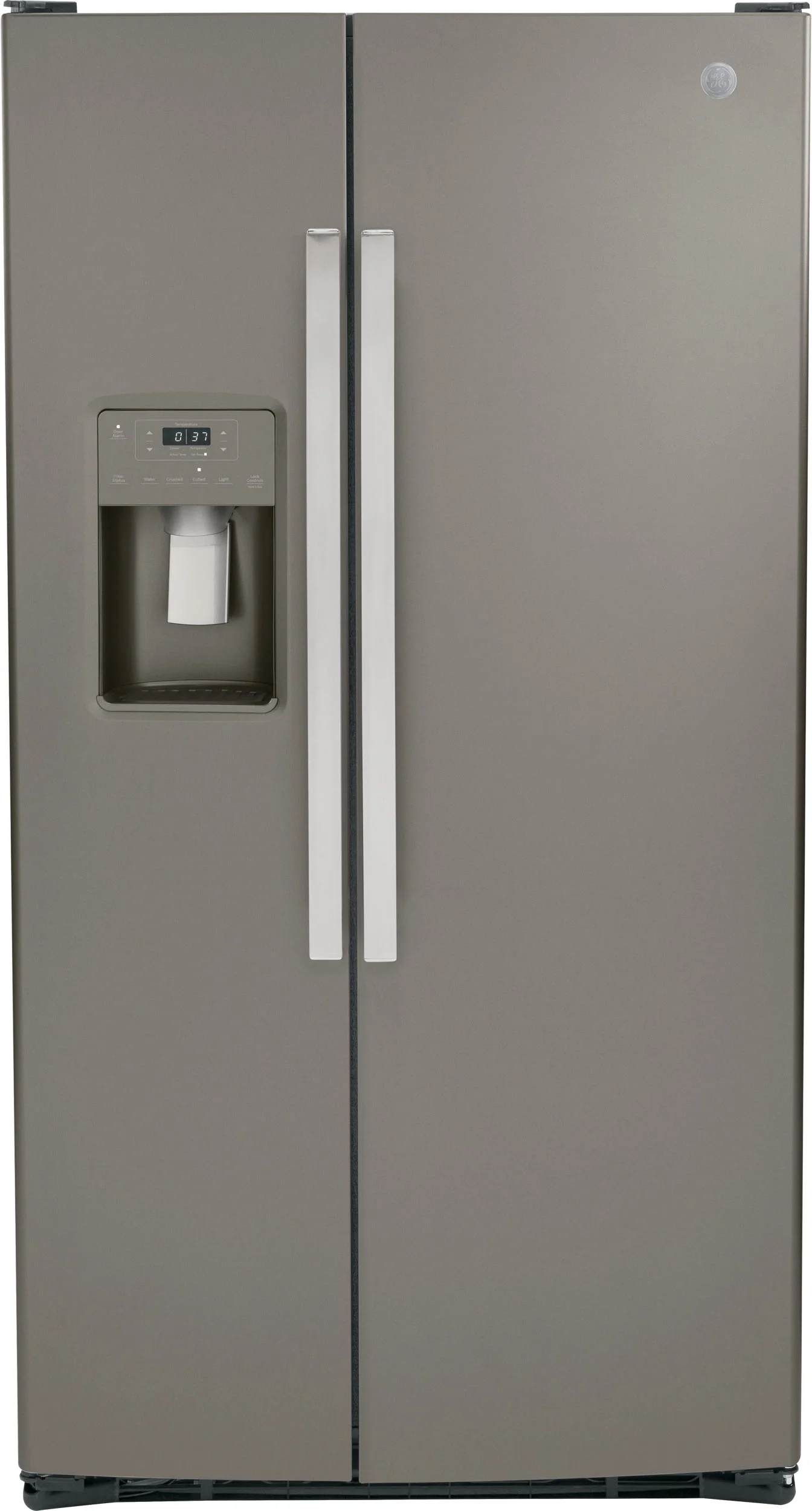 GE GSS25GMPES 36 Inch Slate Freestanding Side by Side Refrigerator