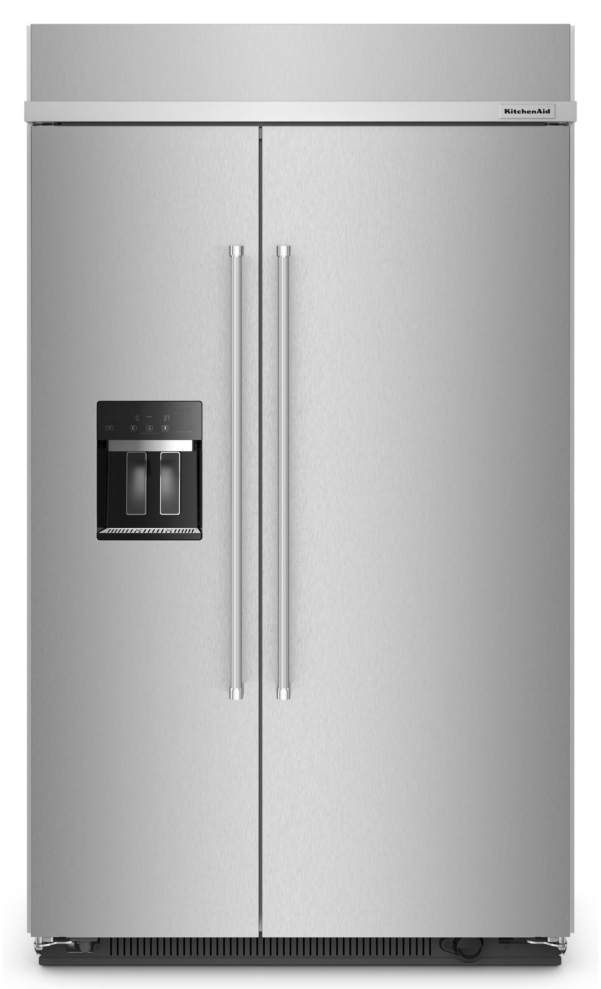 Kitchen Aid KBSD708MPS 48 Inch Built-In Counter Depth Side by Side Refrigerator