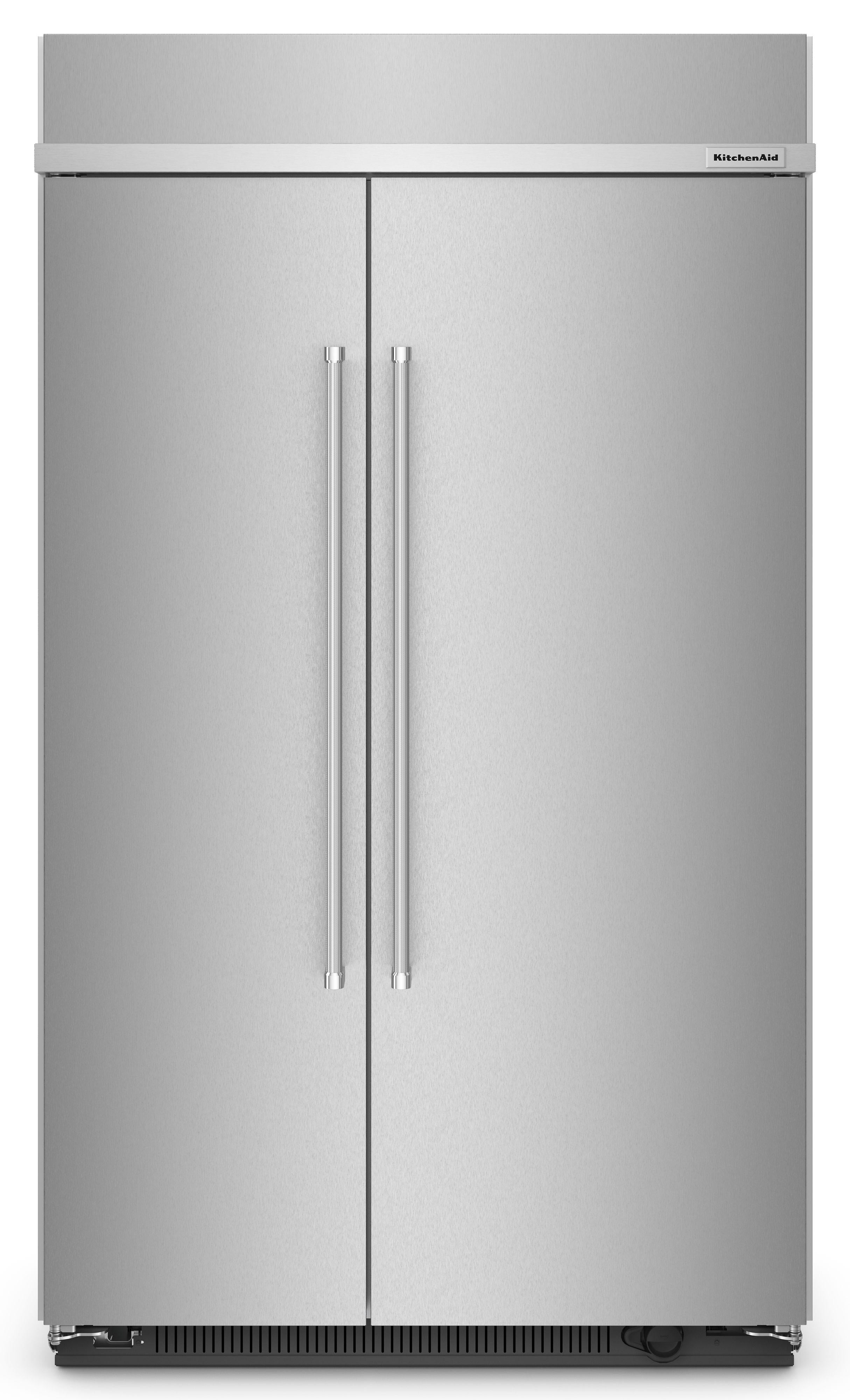 Kitchen Aid KBSN708MPS 48 Inch Built-In Counter Depth Side by Side Refrigerator