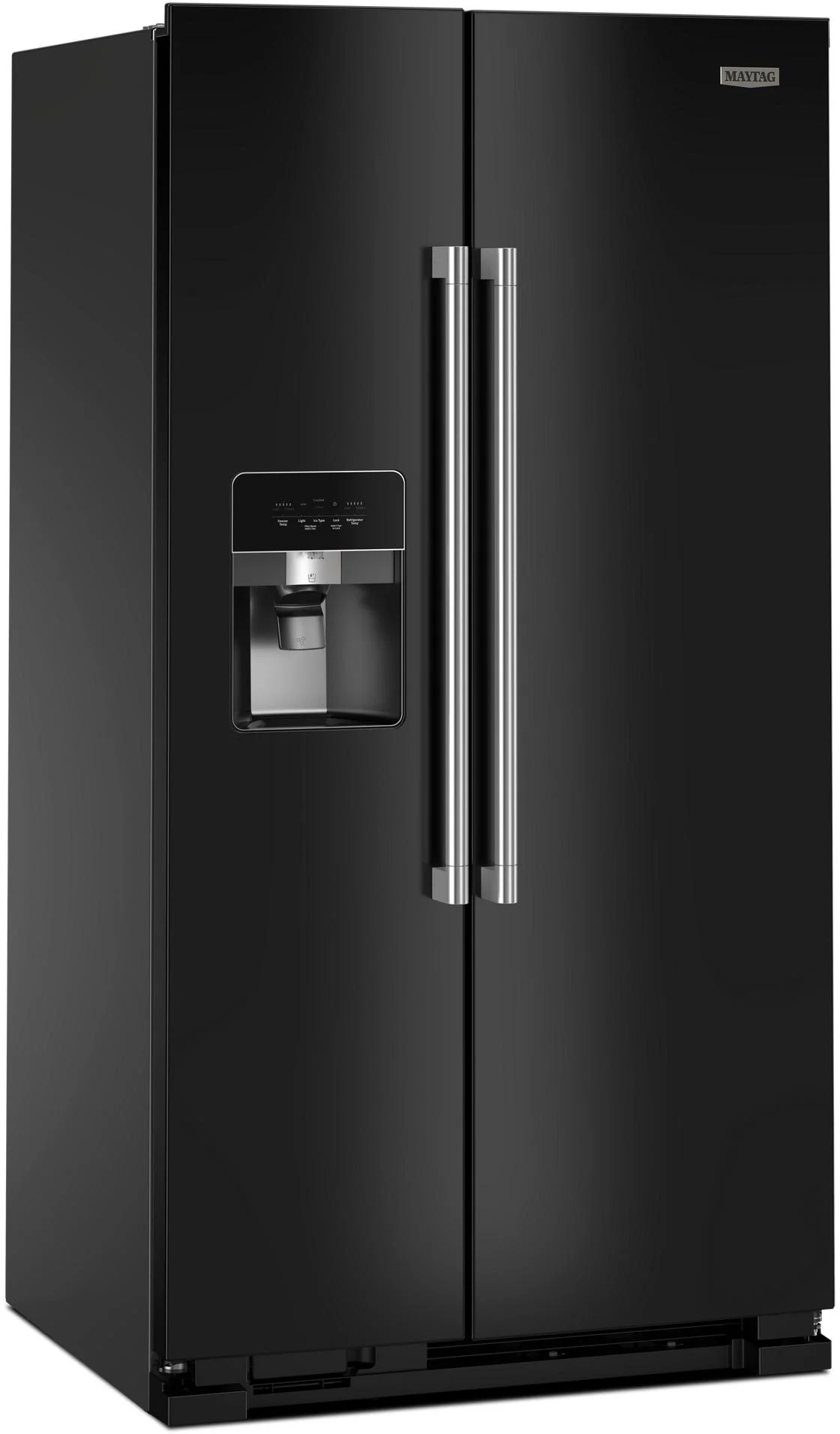 Maytag MRSF4036PB 36 Inch Black Freestanding Side by Side Refrigerator