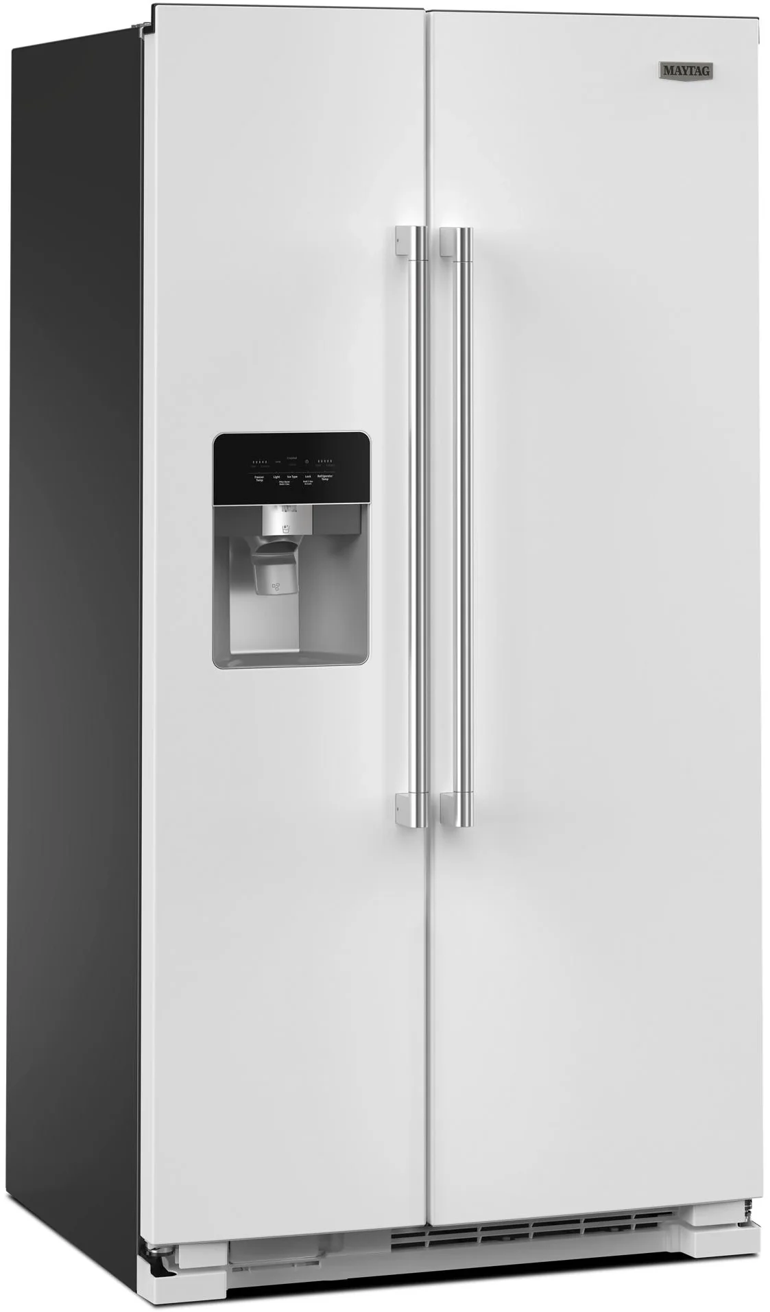 Maytag MRSF4036PW 36 Inch White Freestanding Side by Side Refrigerator
