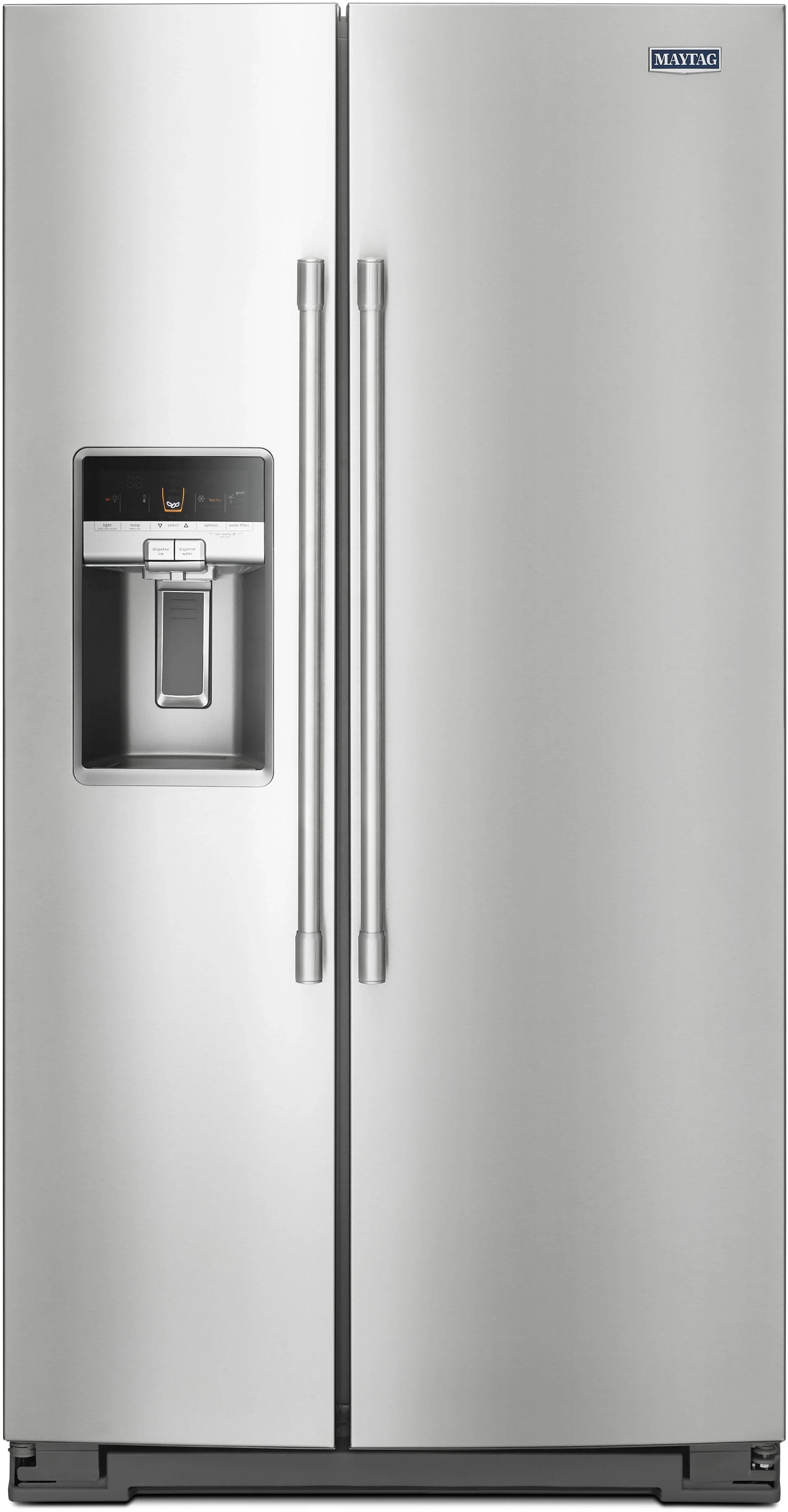 Maytag 36" 20.6 cu. ft. Fingerprint Resistant Stainless Steel Counter Depth Side-By-Side Refrigerator - ADA Compliant