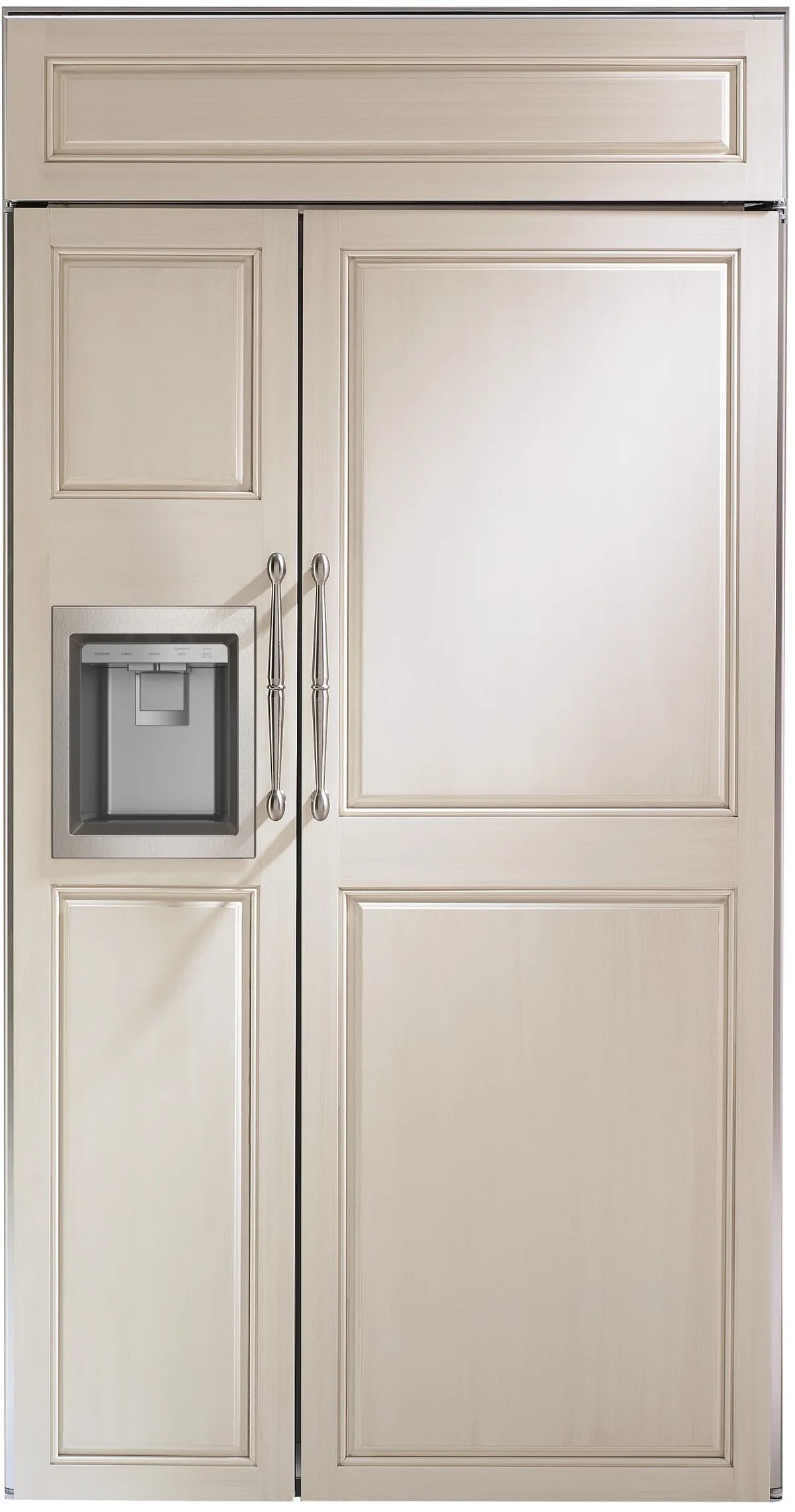 Monogram 42" Custom Panel Built-In Side-by-Side Refrigerator