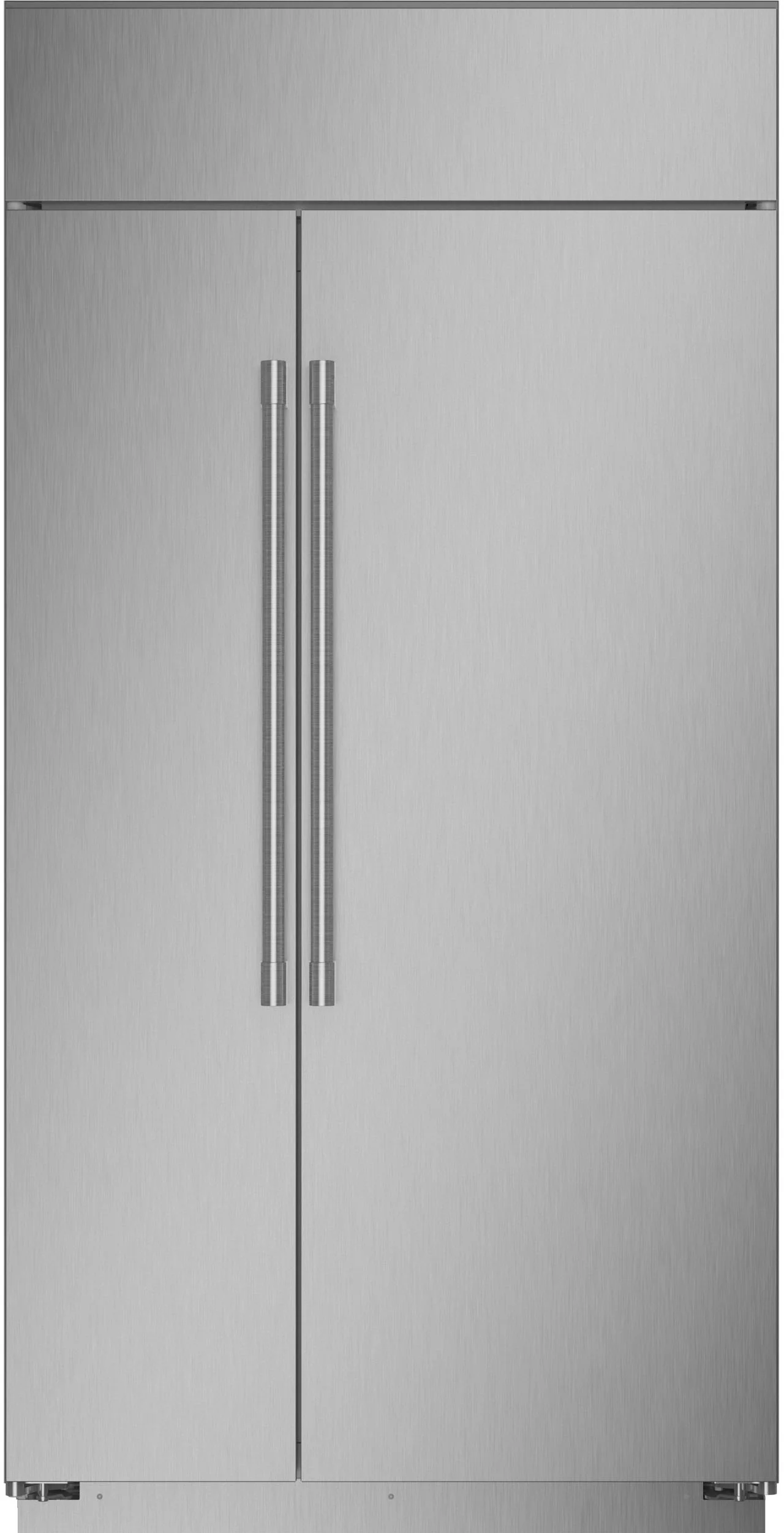 Monogram 42" 25.2 cu.ft. Stainleses Steel Bult-In Side-by-Side Refrgerator
