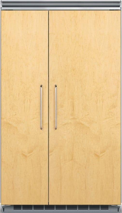 Viking FDSB5483 5 Series 48 Inch Panel Ready Built In Counter Depth Side by Side Refrigerator