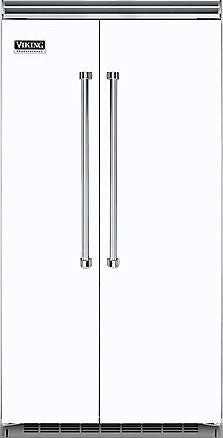 Viking VCSB5423WH 5 Series 42 Inch White Built In Counter Depth Side by Side Refrigerator