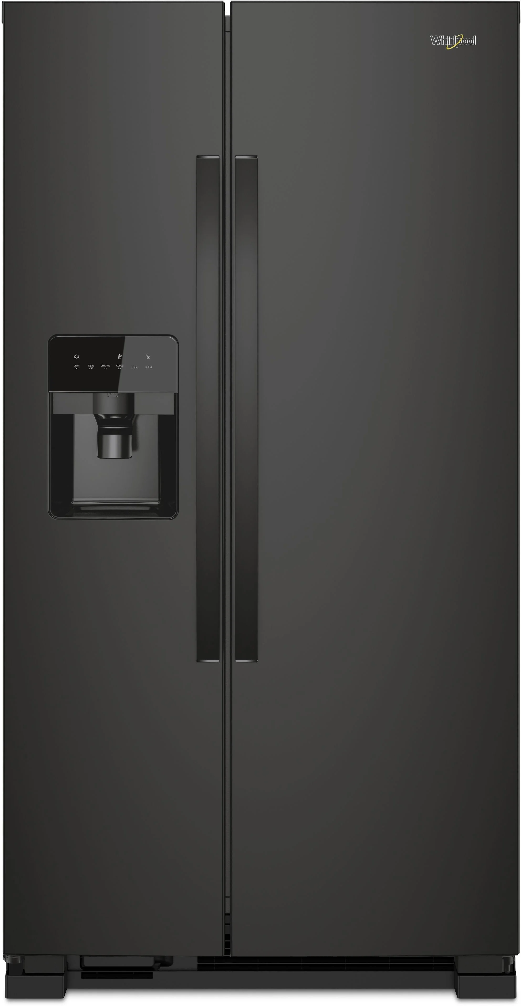 Whirlpool 33" 21 cu.ft. Black Side-by-Side Refrigerator