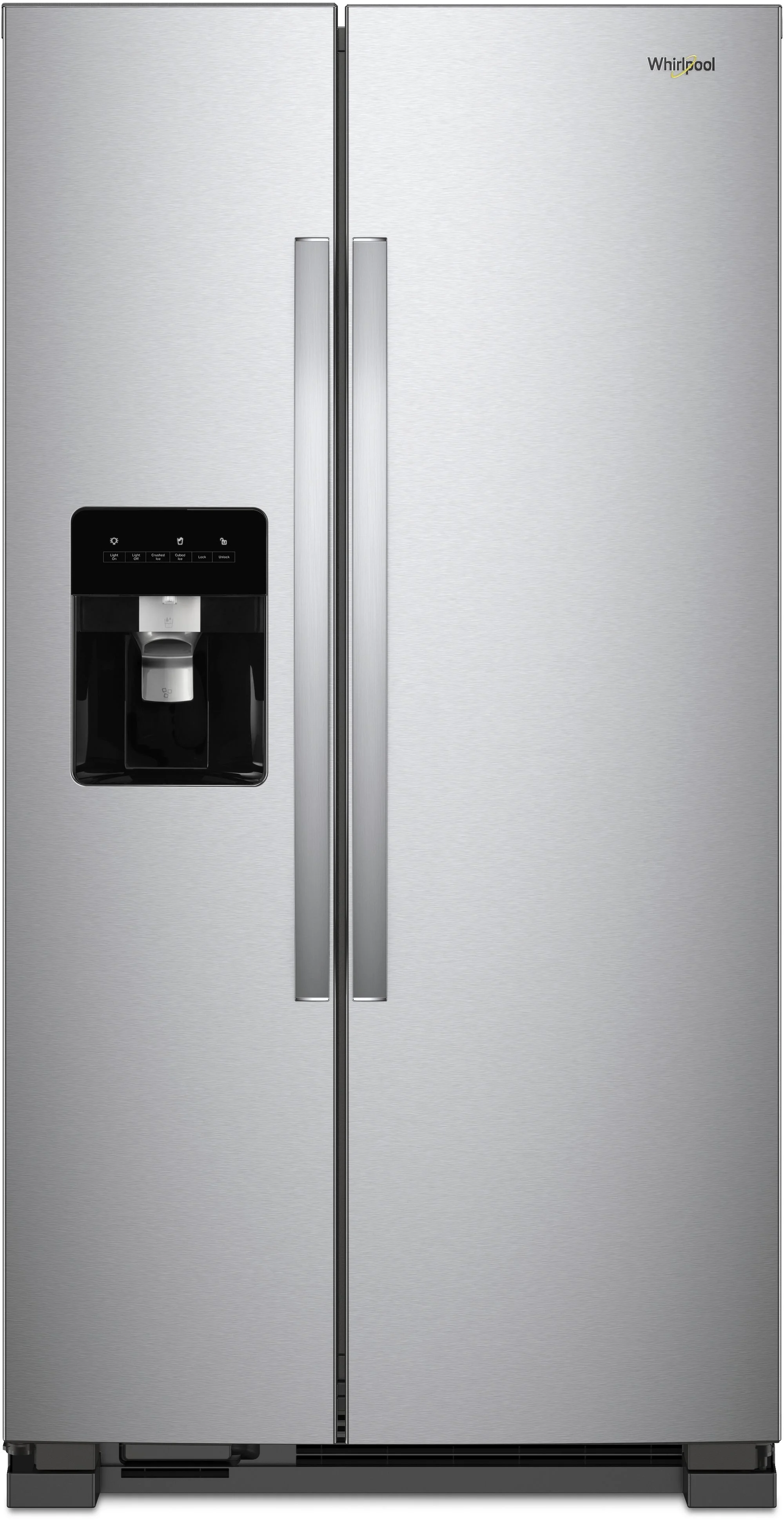 Whirlpool 36" 24 cu.ft. Monochromatic Stainless Steel Side-by-Side Refrigerator
