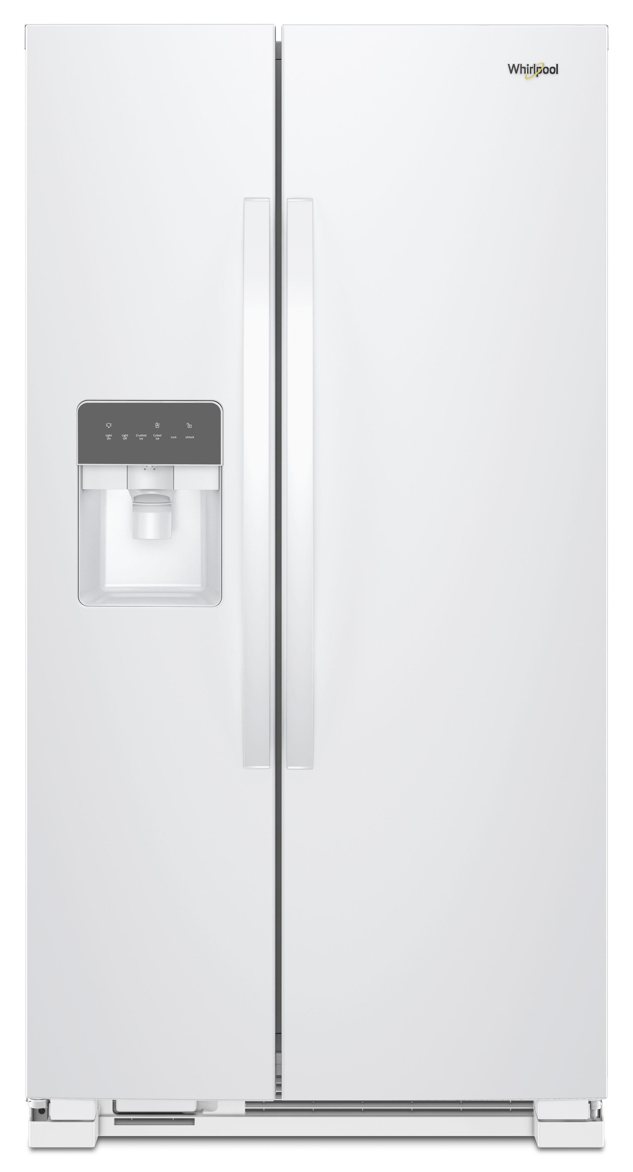 Whirlpool 36" 24 cu.ft. White Side-by-Side Refrigerator