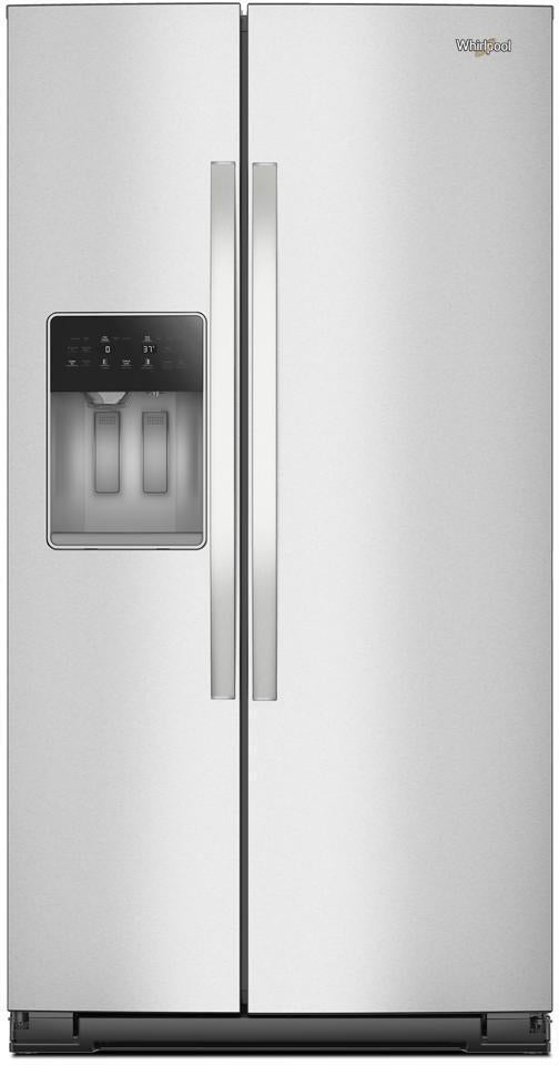 Whirlpool WRSF6536RZ 36-inch Standard Depth Side-by-Side Refrigerator Fingerprint-resistant Stainless Finish