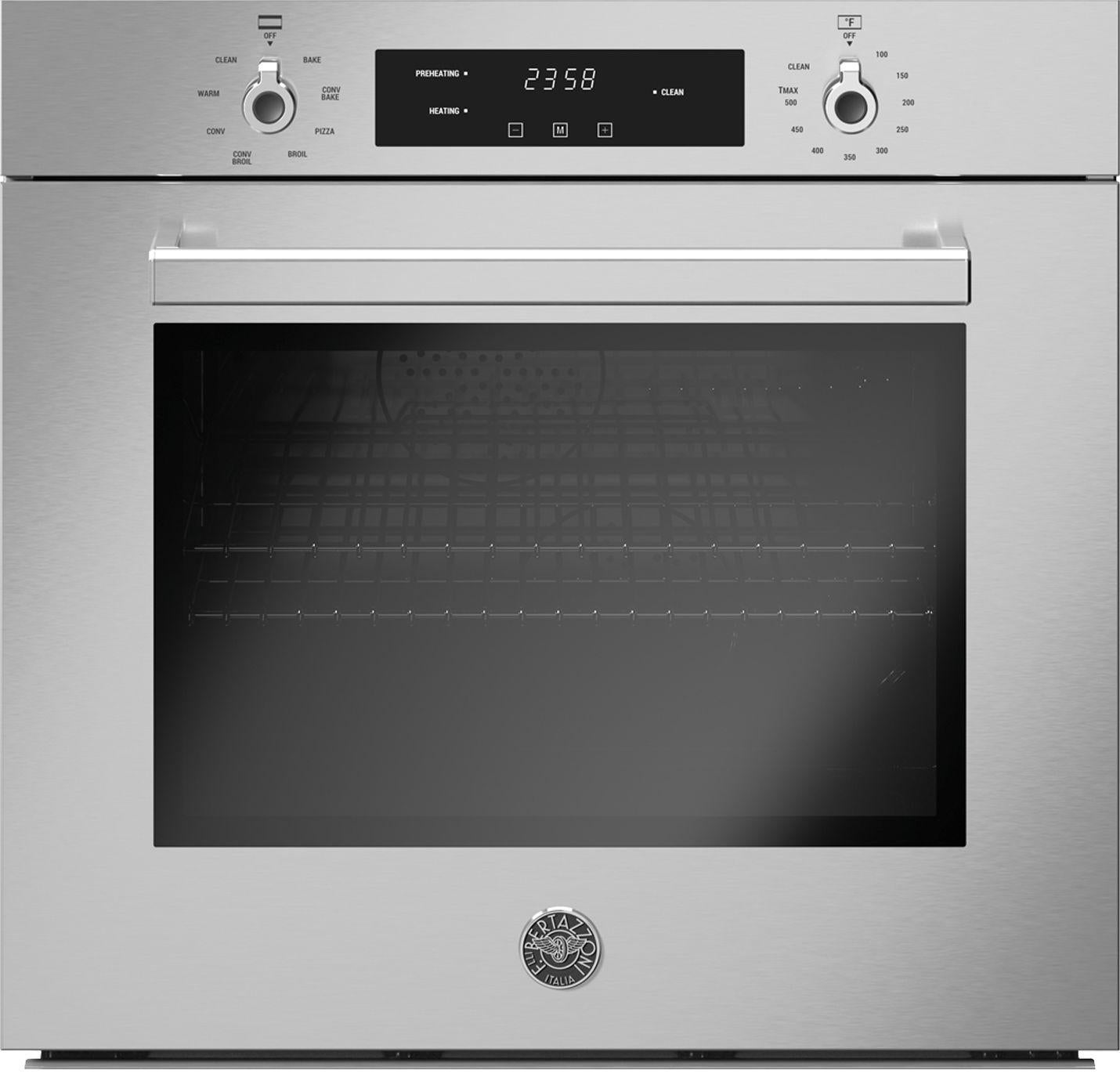 Bertazzoni PROF24FSEXV  Professional Series 24 Inch Stainless Steel Electric Single Wall  Oven