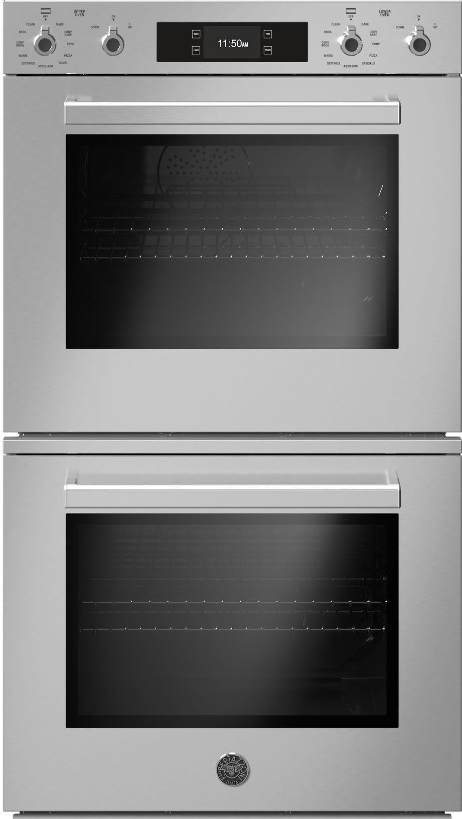 Bertazzoni PROF30FDEXT  Professional Series 30 Inch Stainless Steel Electric Double Wall  Oven
