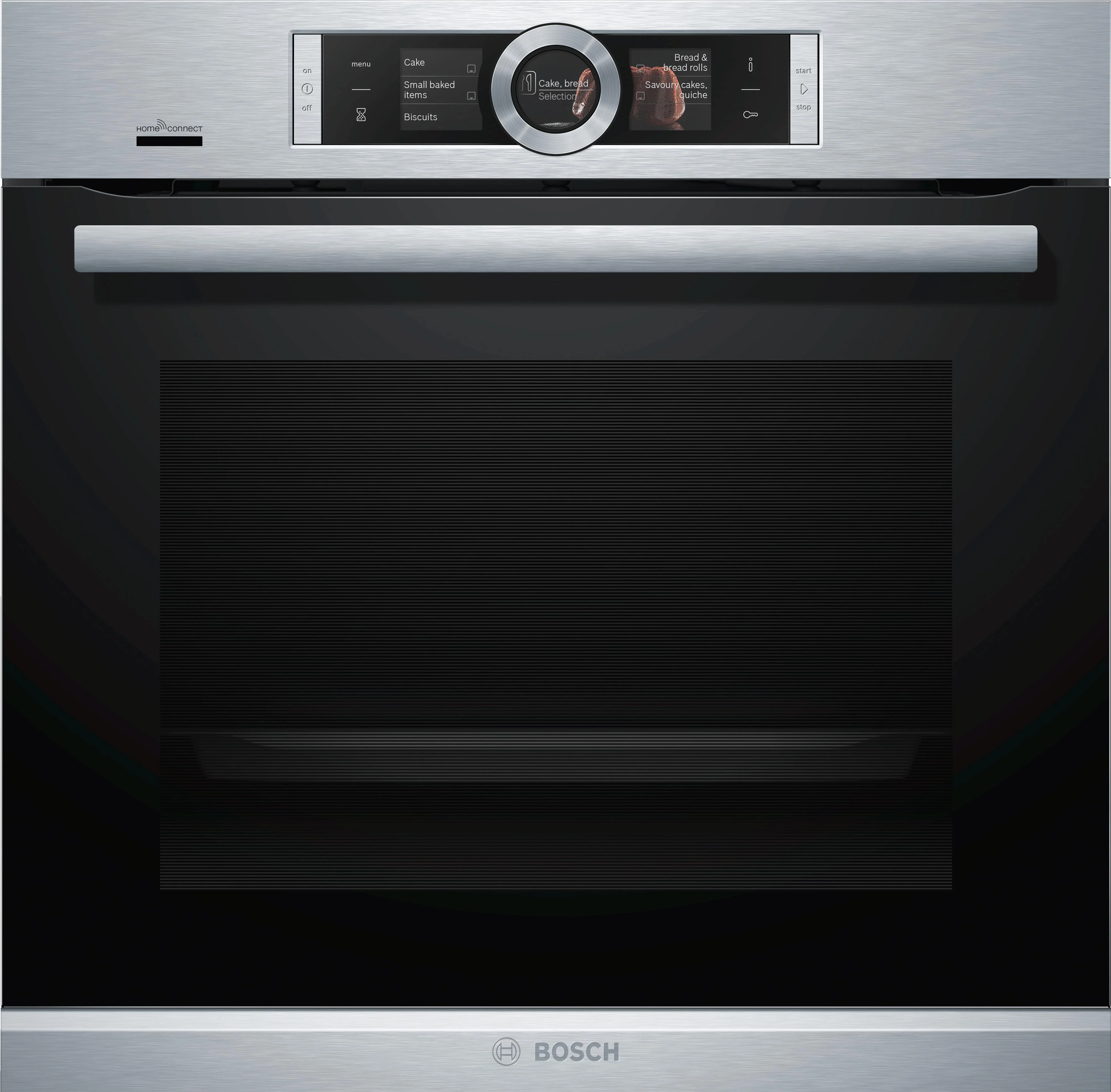 Bosch 500 Series 24" 2.5 cu. ft. Stainless Steel Electric Single Wall Oven with Home Connect - Convection - ADA Compliant