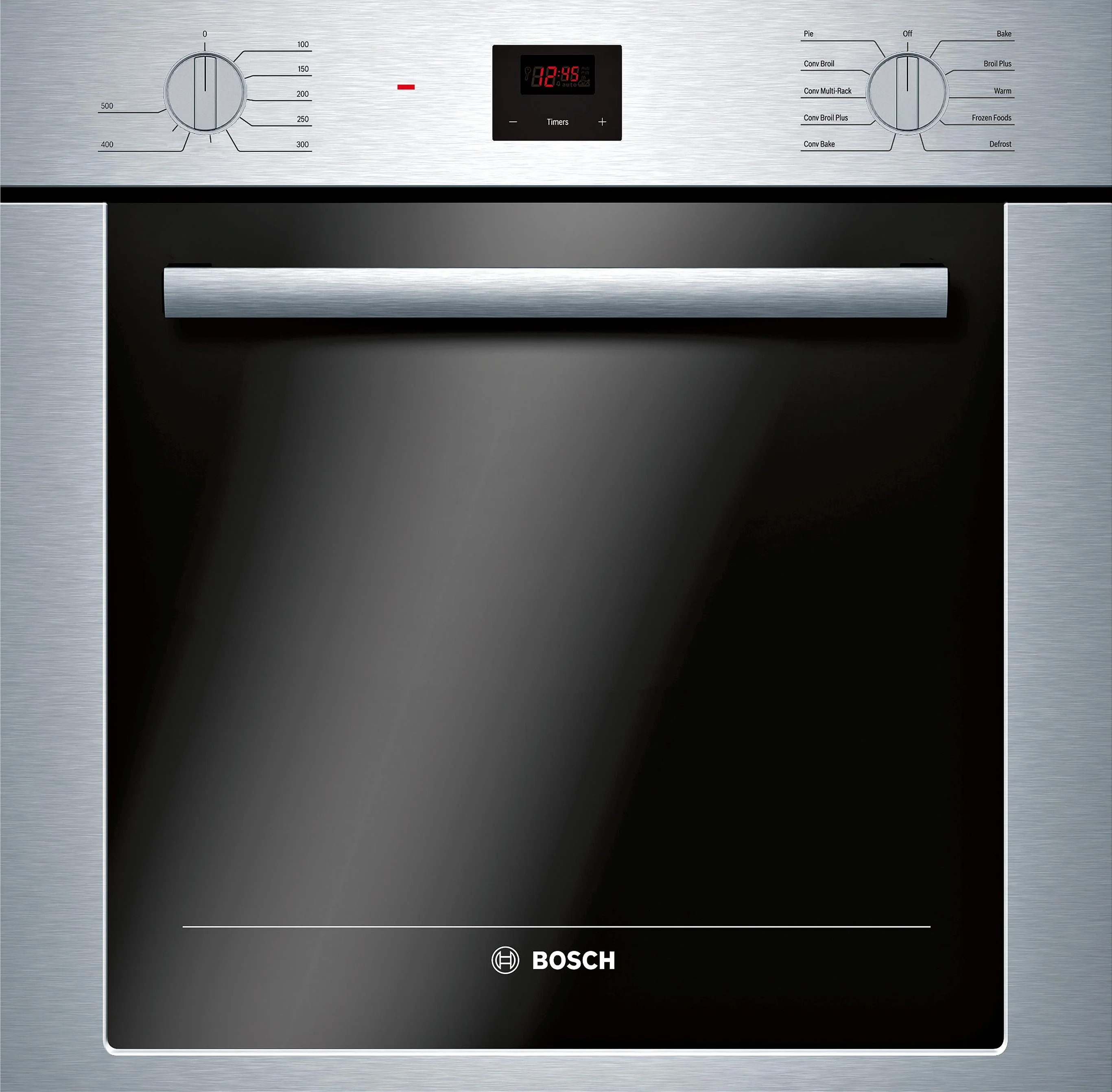 Bosch HBE5453UC 500 Series 24 Inch Stainless Steel Electric Single Wall  Oven