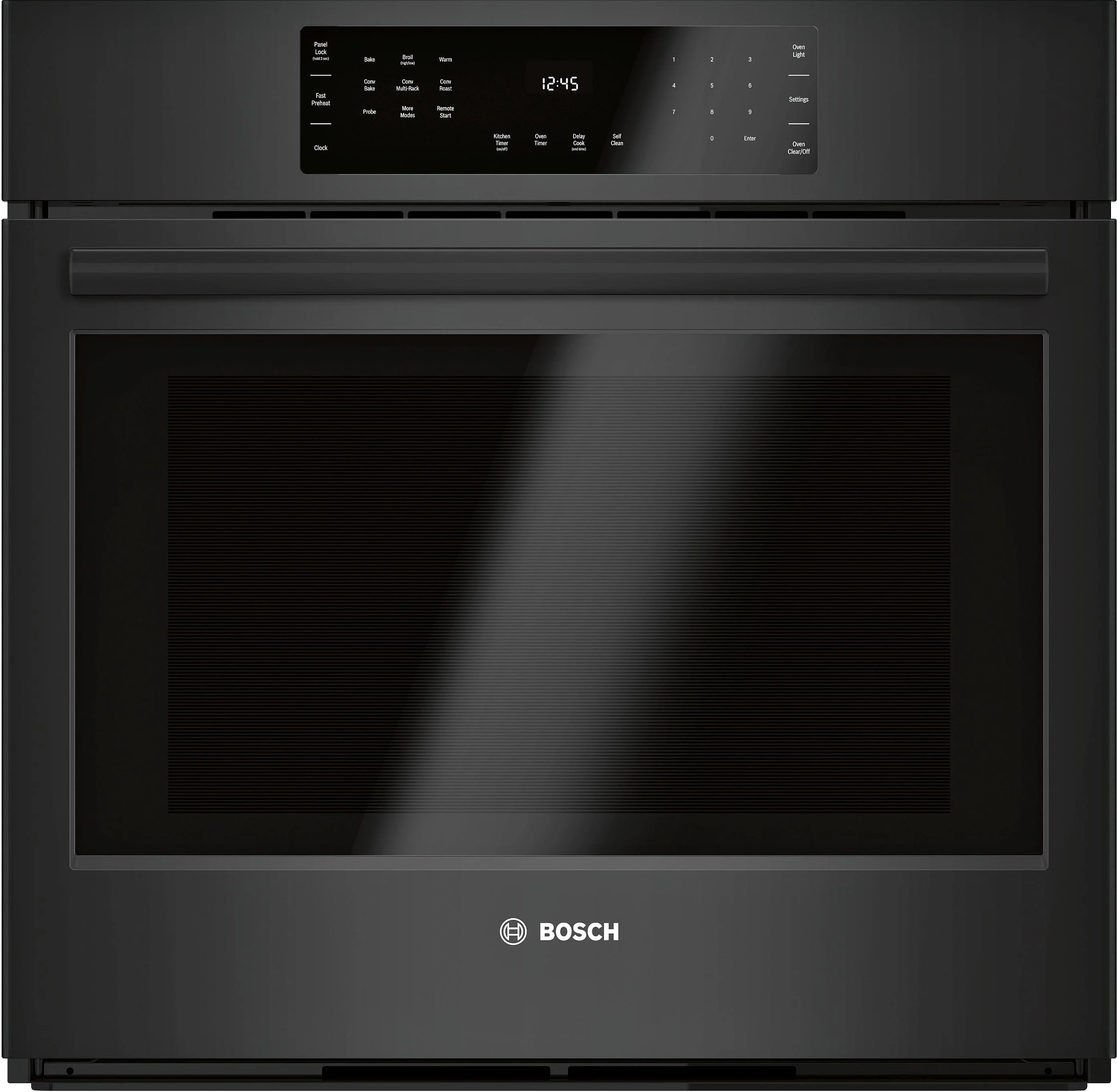 Bosch 30" Black Single Wall Oven - Convection