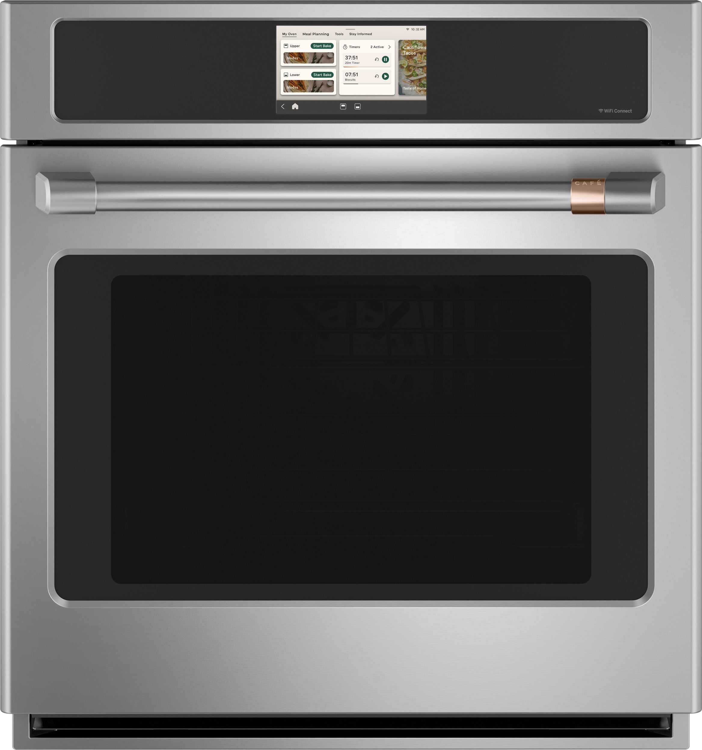 Cafe Professional Series 27 Inch Smart Built-In Convection Single Wall Oven: Stainless