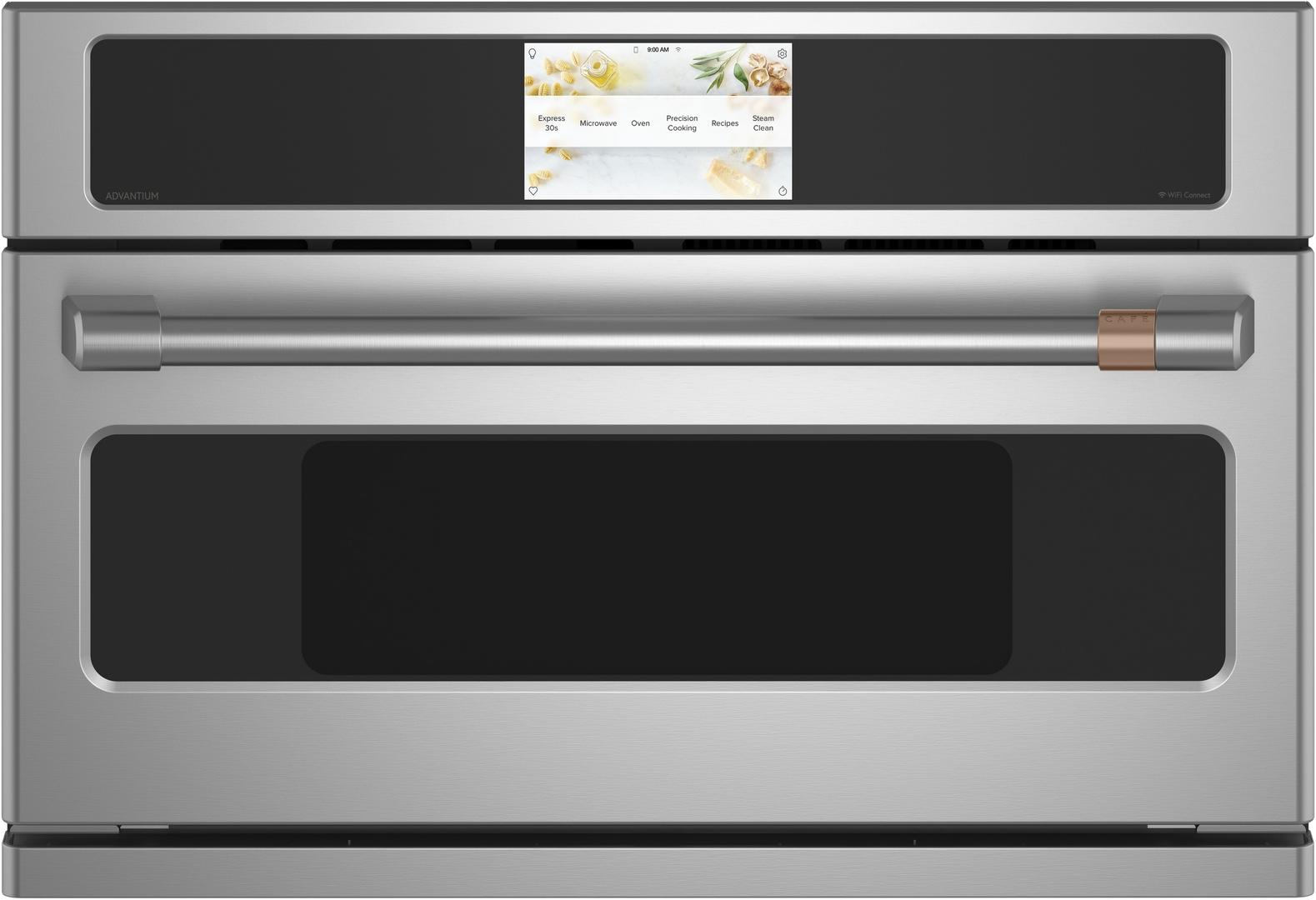 Cafe 30" Stainless Steel Five in One Electric Wall Oven with Advantium Technology