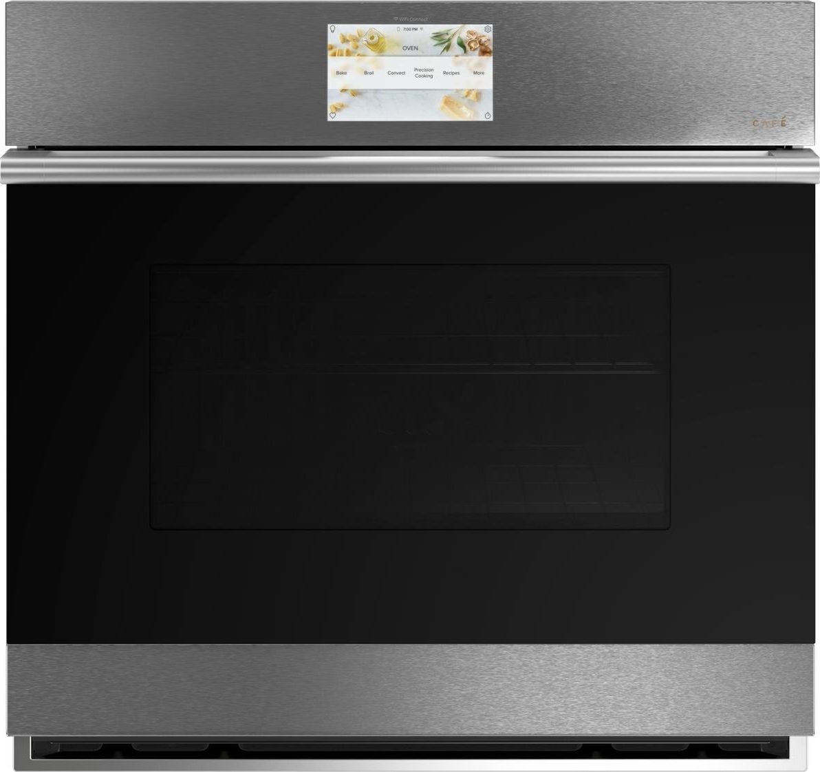 Cafe 30" Platinum Electric Sinlge Wall Oven - Convection
