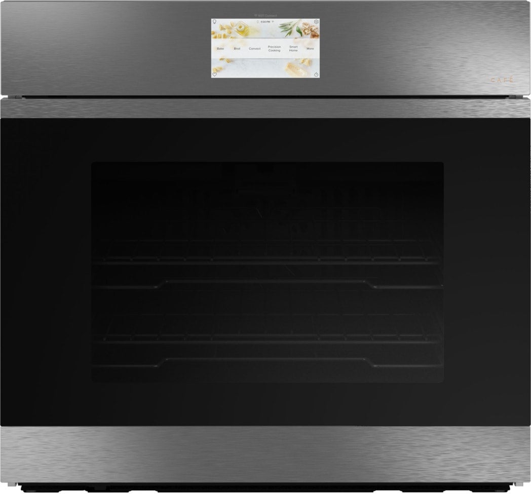 Cafe CTS90DM2NS5 Modern Glass Series 30 Inch Platinum Electric Single Wall Oven
