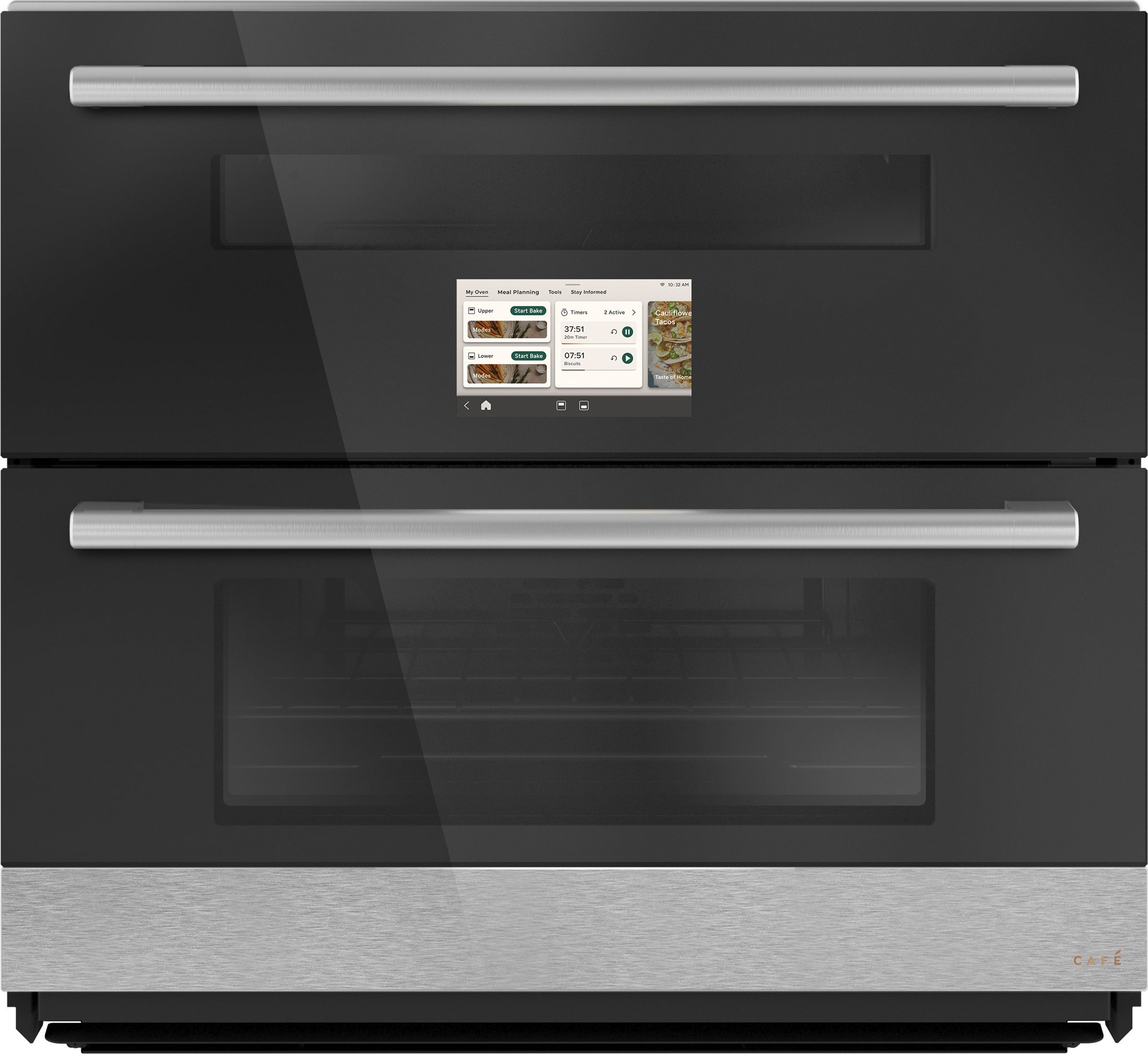 Cafe Cafe 30 Inch Duo Smart Wall Oven: Stainless