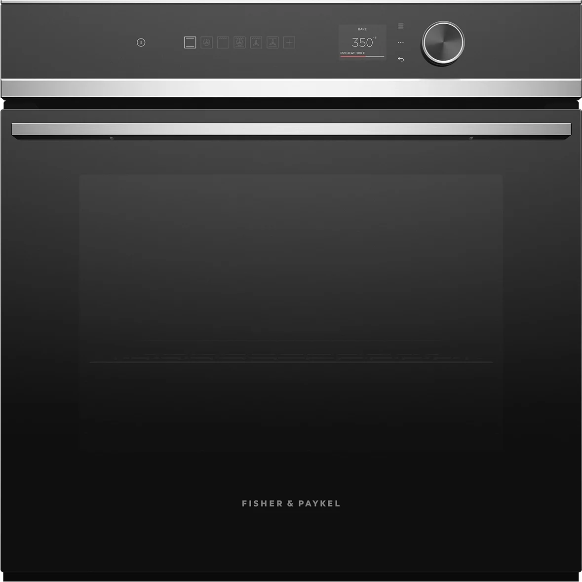 Fisher Paykel OB24SD11PLX1 Contemporary Series 24 Inch Black Electric Single Wall Oven