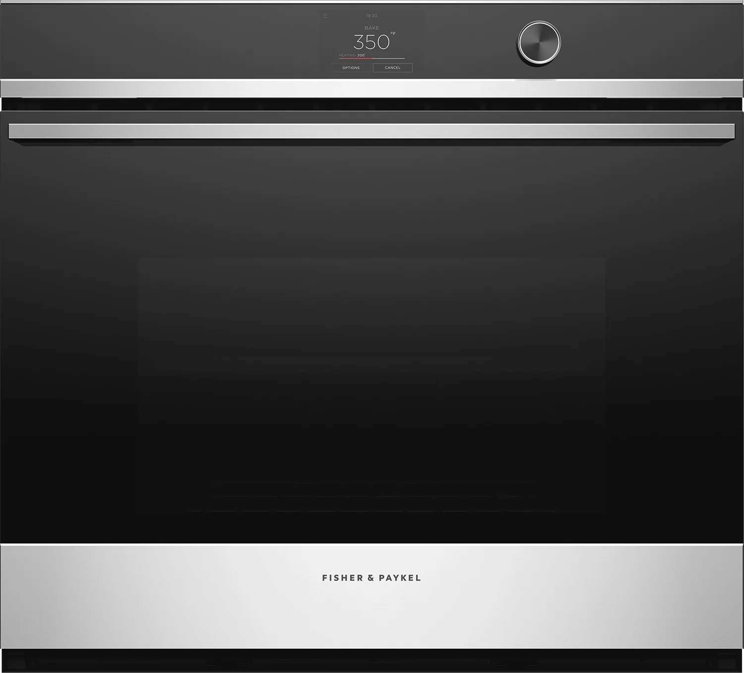 Fisher Paykel Series 9 Contemporary 30" 4.1 cu. ft. Stainless Steel Touchscreen & Knob Control with 17 Functions Self Clean Single Wall Oven