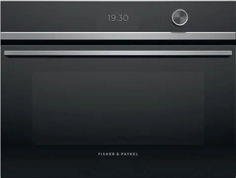Fisher Paykel OS24NDTDX1 Contemporary Series 24 Inch Black Electric Single Wall Steam Oven