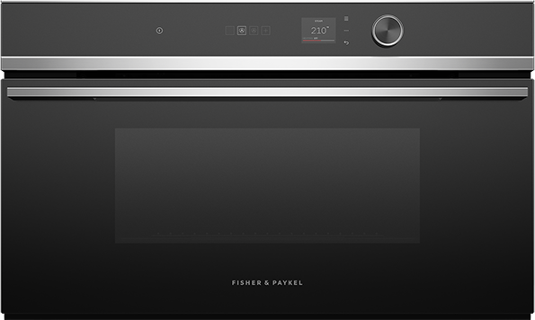 Fisher Paykel OS30NDLX1 30 Inch Series 7 Contemporary Compact Combination Steam Oven: Stainless Steel