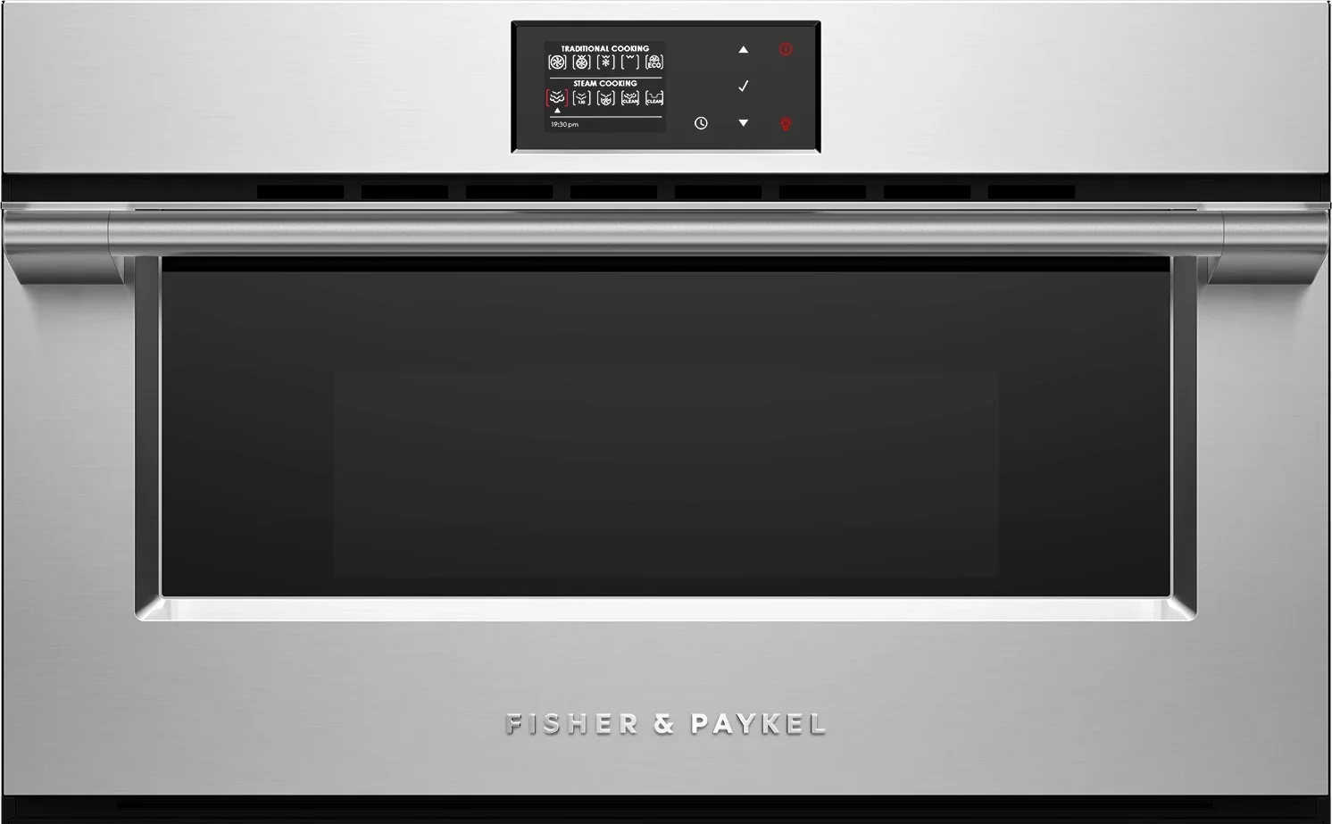 Fisher Paykel 9 Series 30 Inch 1.3 cu. ft. Total Capacity Electric Single Wall Steam Oven