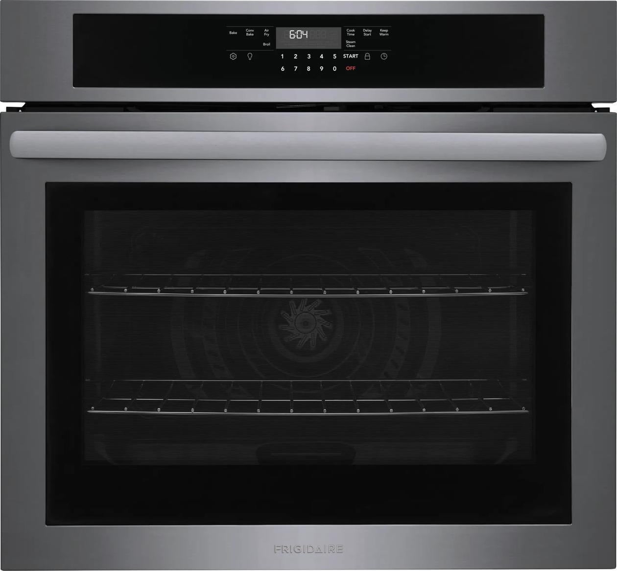 Frigidaire 30 Inch Built-In Electric Single Wall Oven: Black Stainless Steel